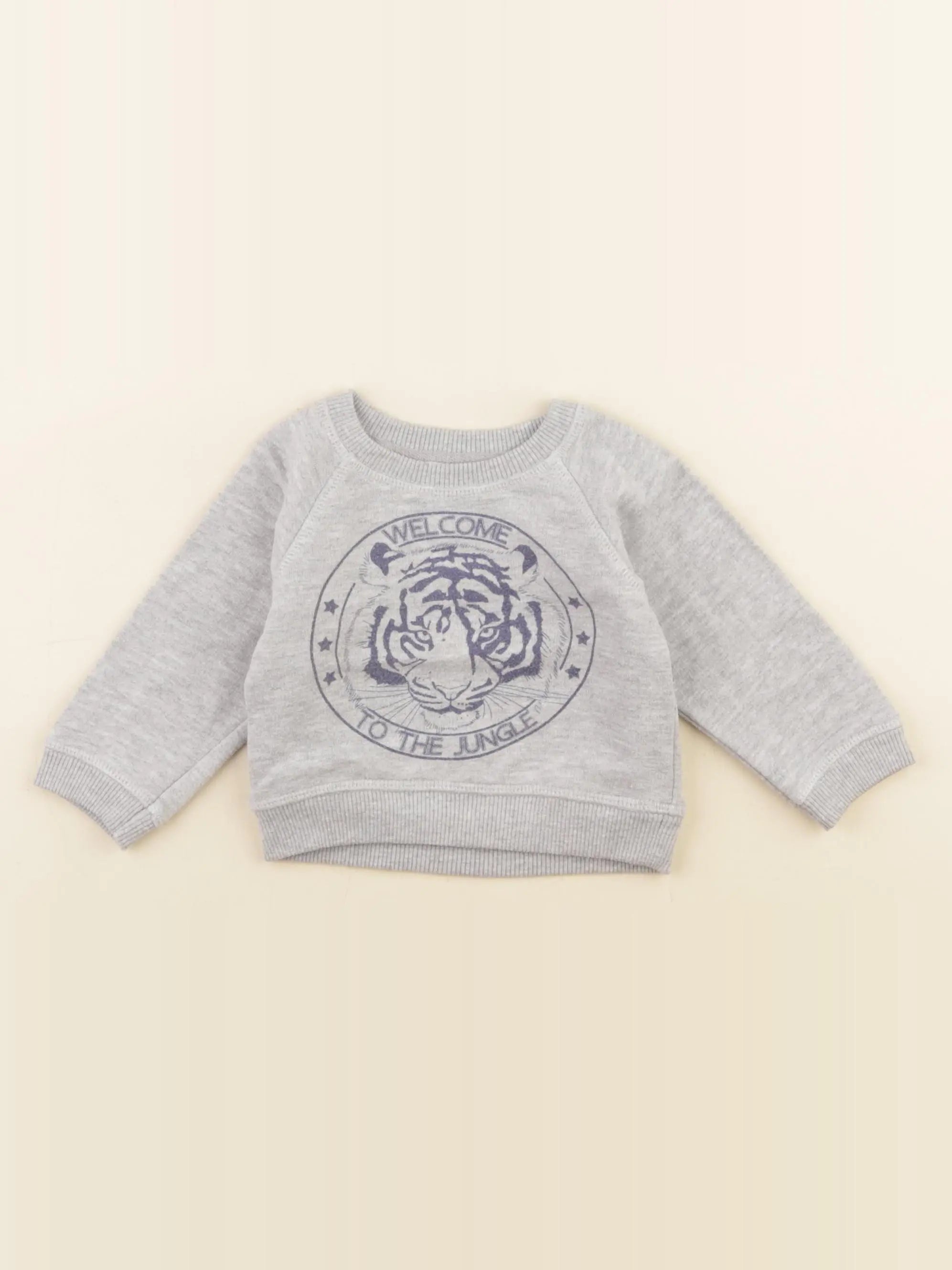 Louis Louise - sweat gris - 6 mois