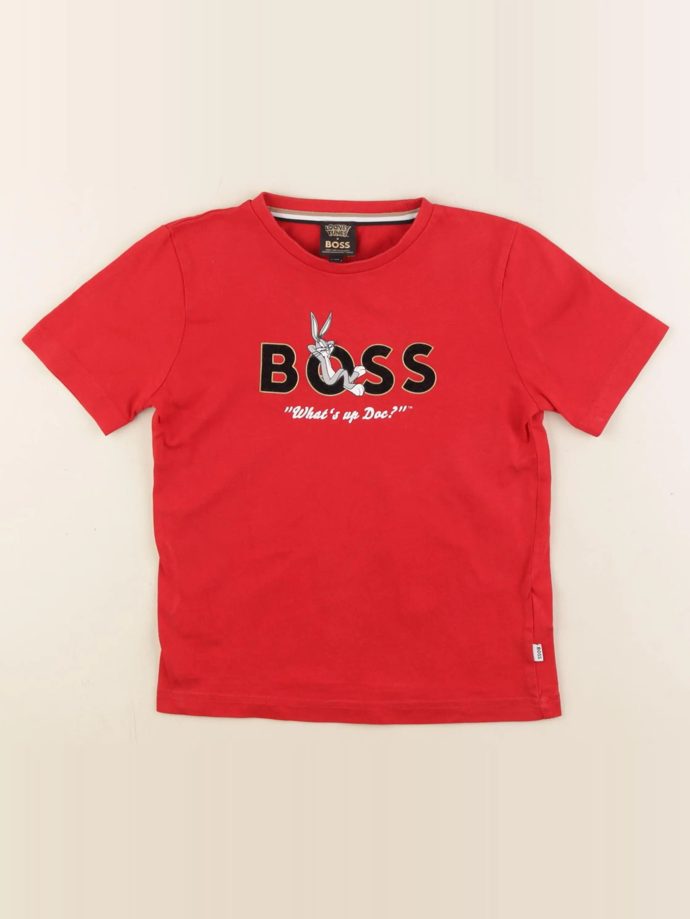 Hugo Boss - tee-shirt rouge - 5 ans