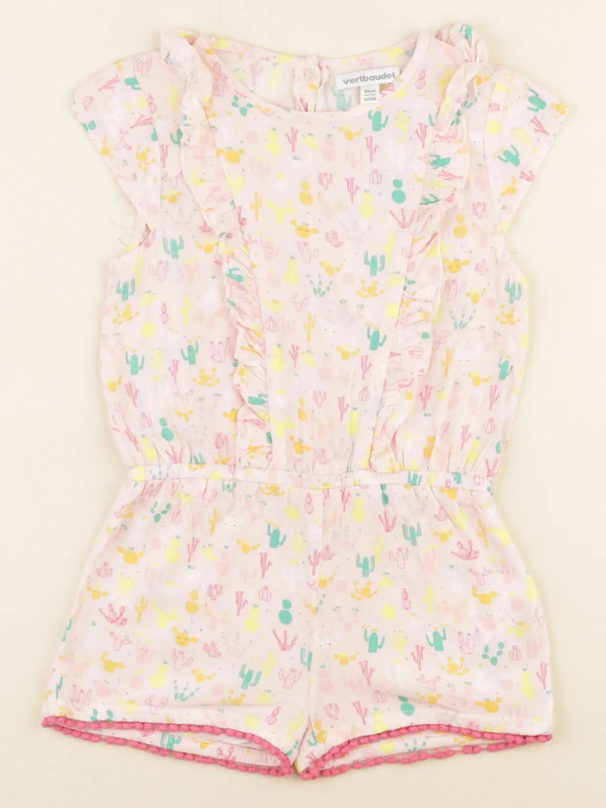 Vertbaudet - combinaison multicolore - 2 ans