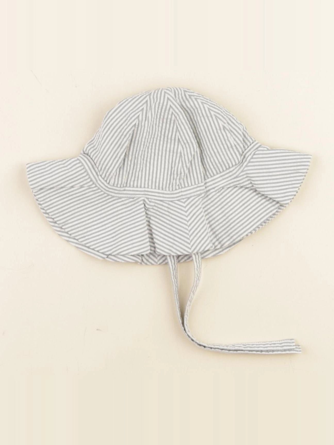 Petit Bateau - chapeau bleu, blanc - 3/6 mois