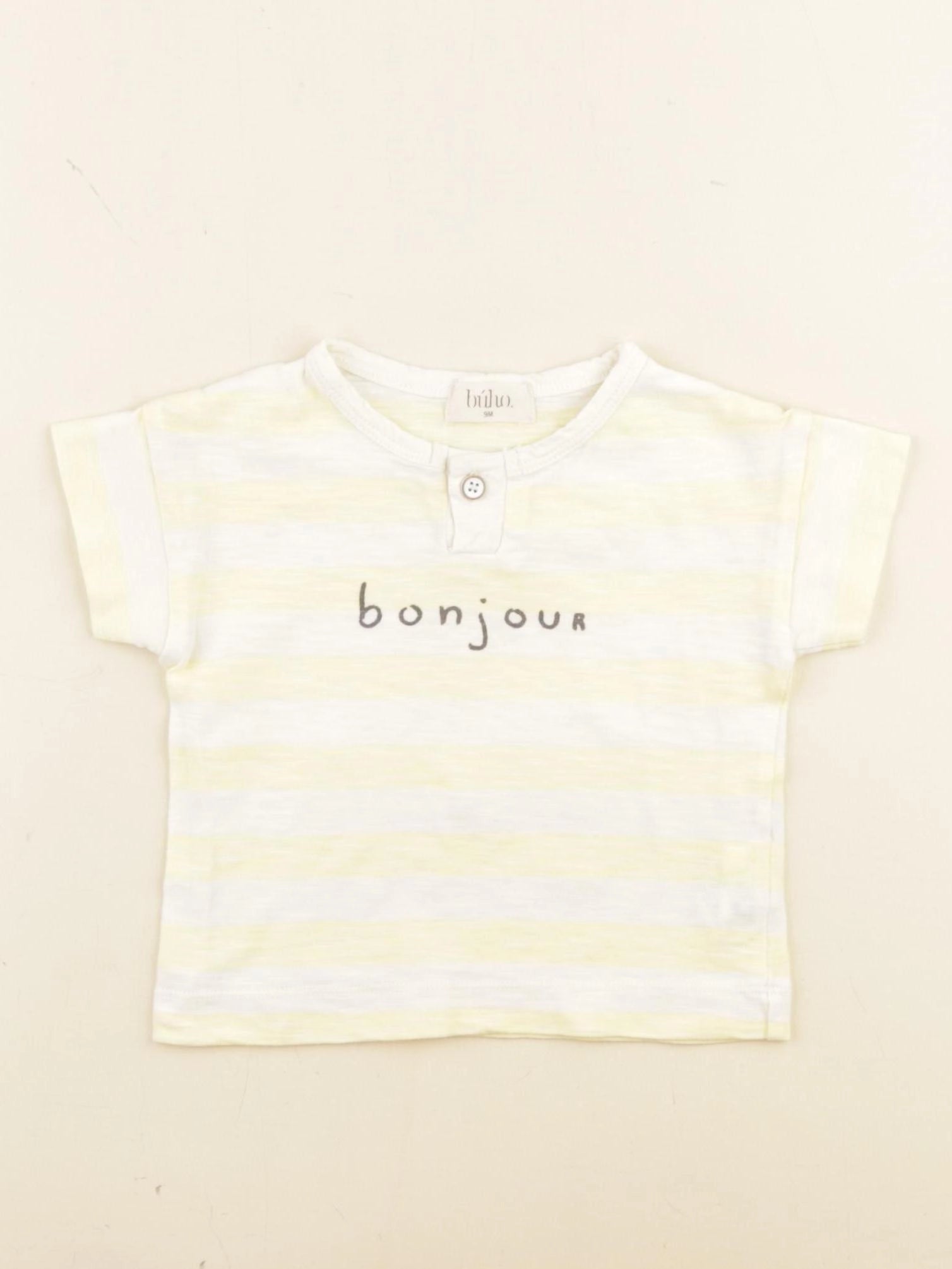 Buho - tee-shirt jaune - 9 mois