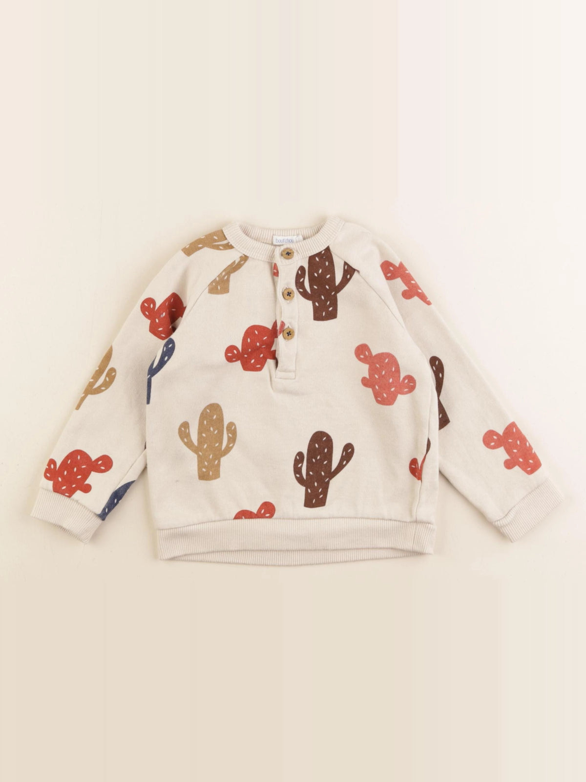 Boutchou - sweat multicolore - 24 mois