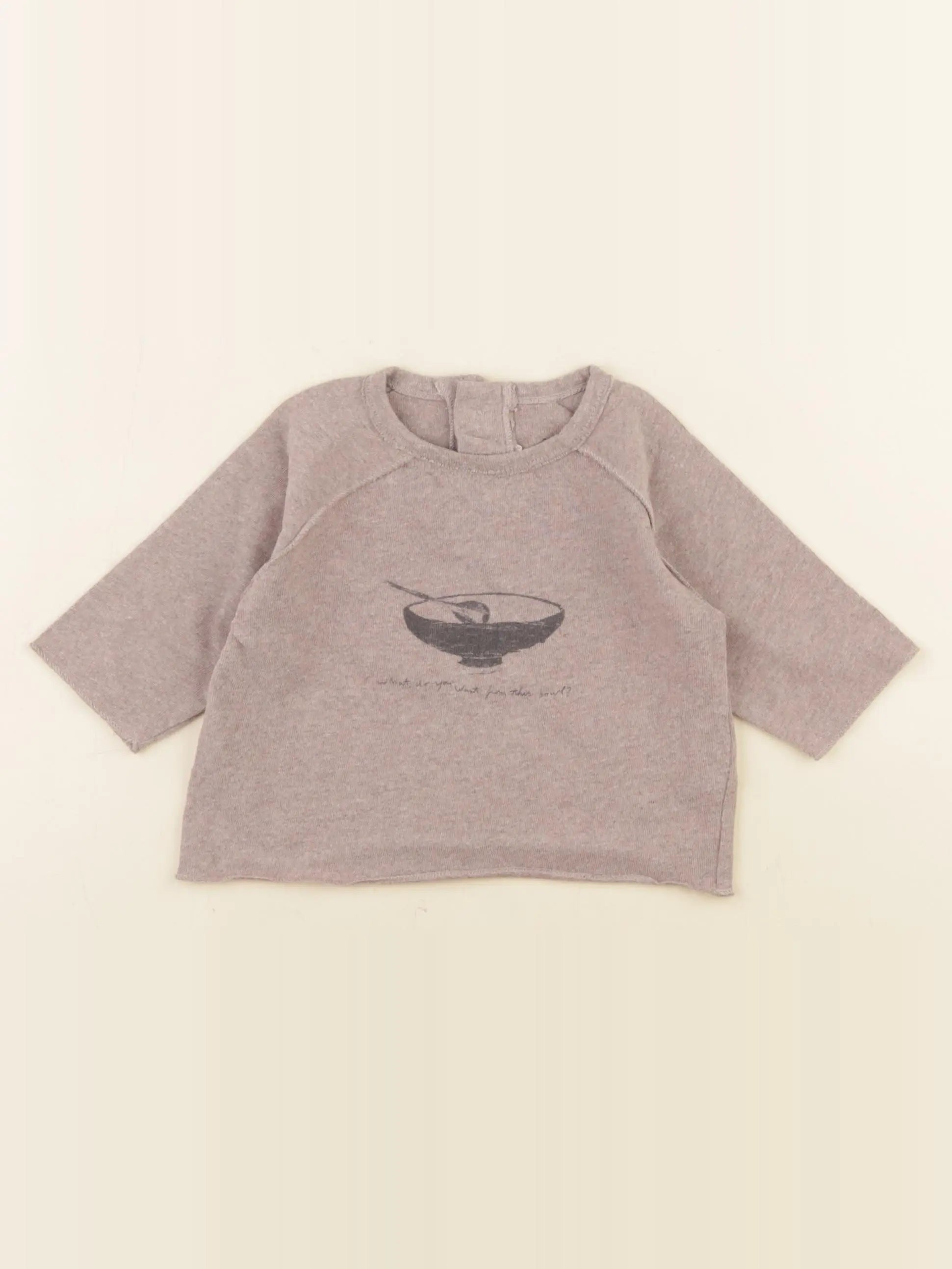Play Up - tee-shirt marron - 3 mois