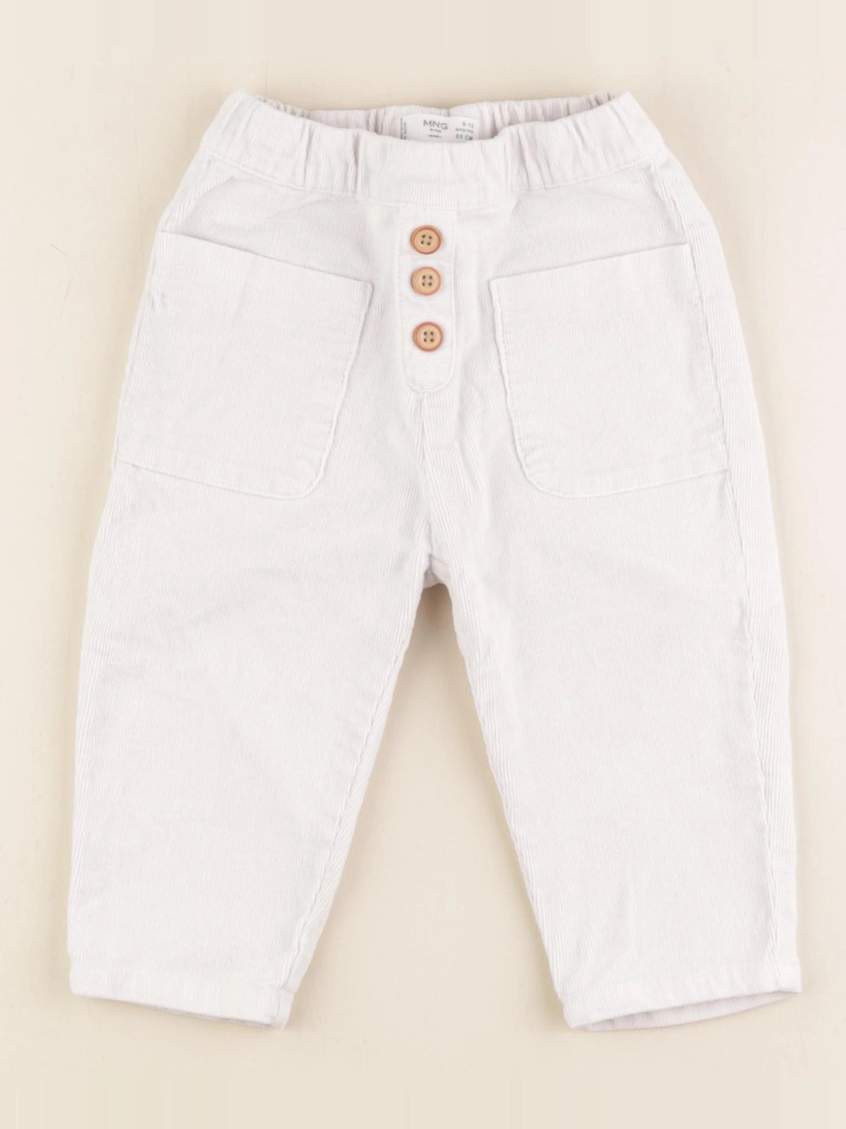 Mango - pantalon blanc - 9/12 mois