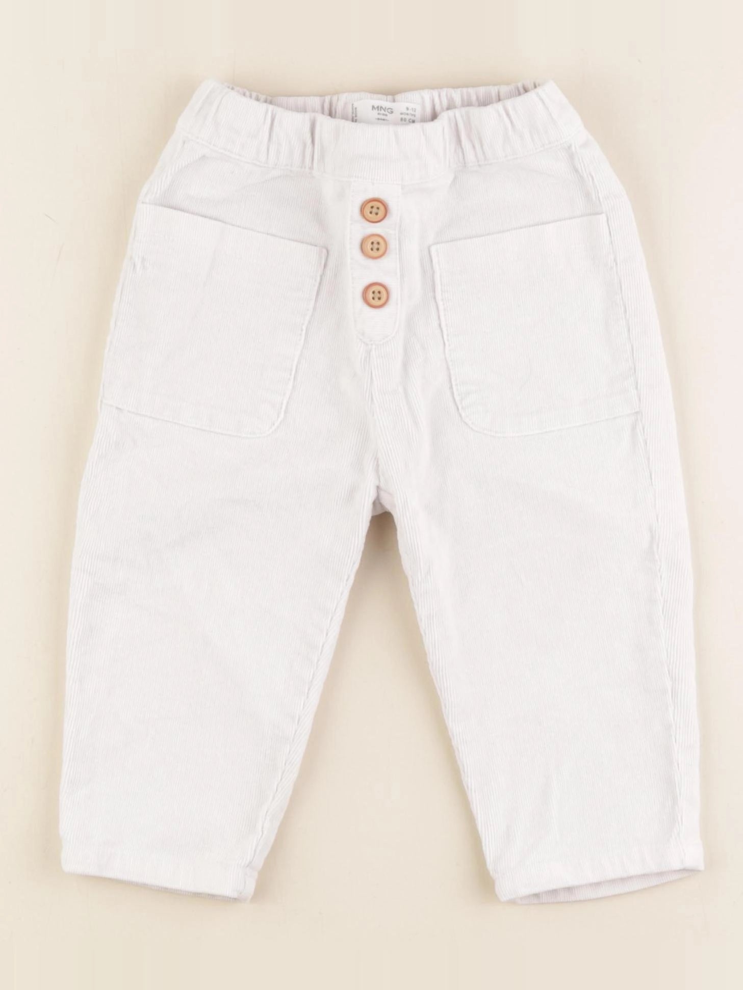 Mango - pantalon blanc - 9/12 mois