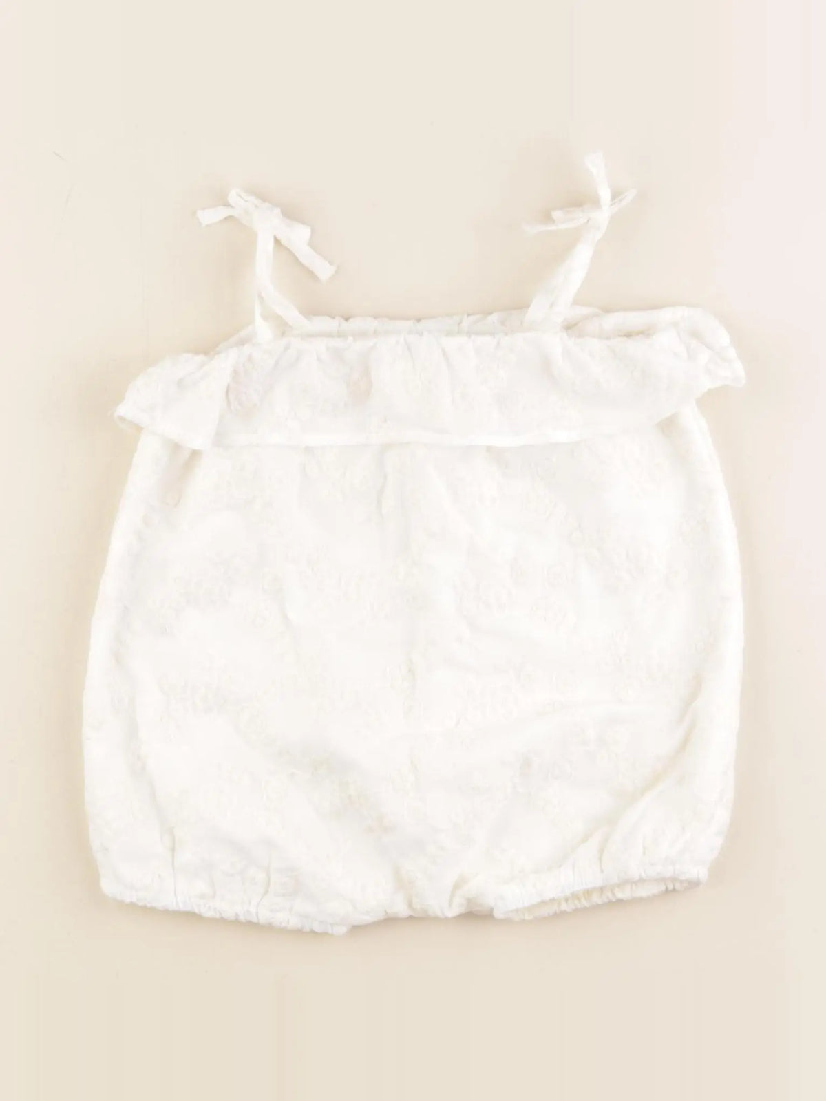 Zara - combinaison blanc - 3/6 mois
