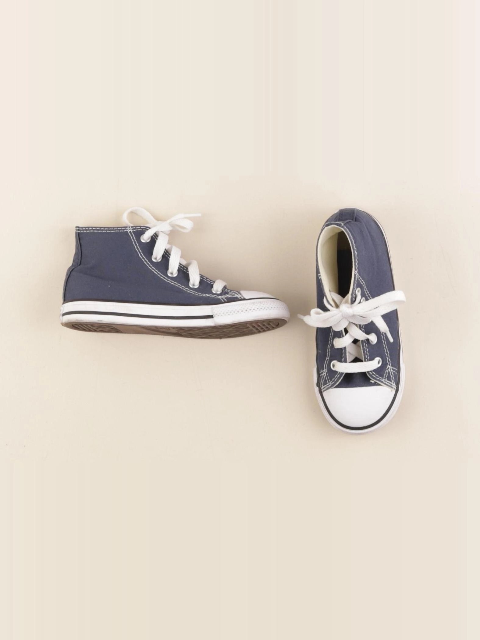 Converse - tennis à scratch/ lacets bleu - pointure 26