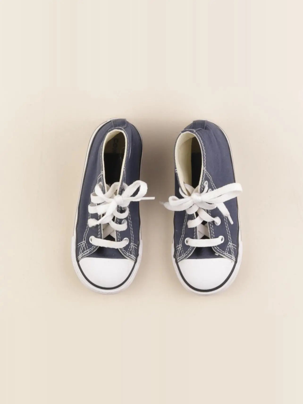 Converse - tennis à scratch/ lacets bleu - pointure 26