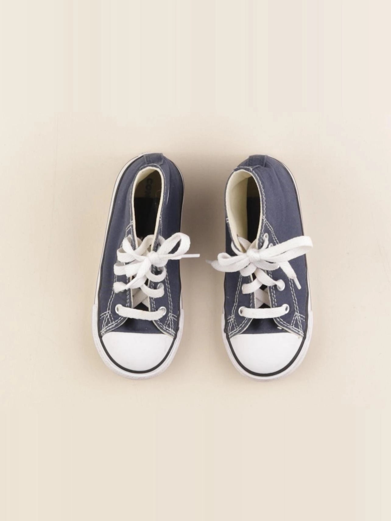 Converse - tennis à scratch/ lacets bleu - pointure 26