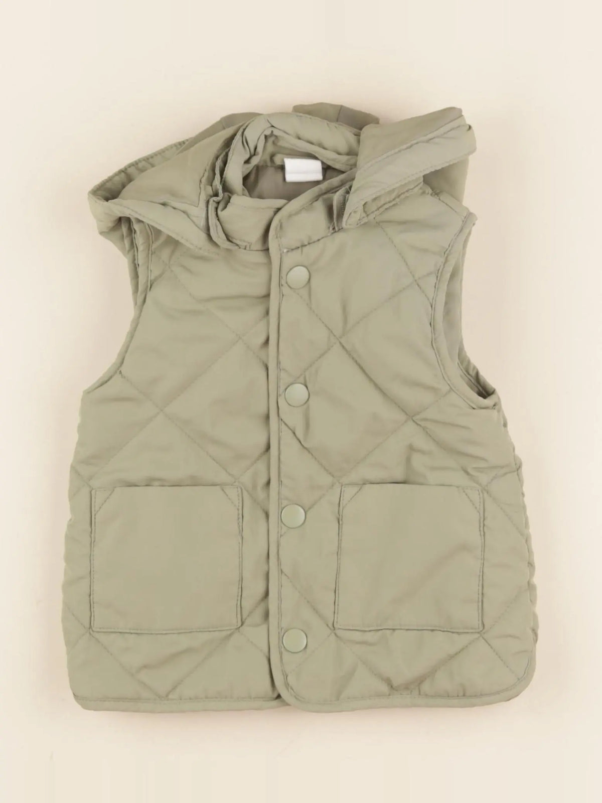 H&M - doudoune vert - 9/12 mois