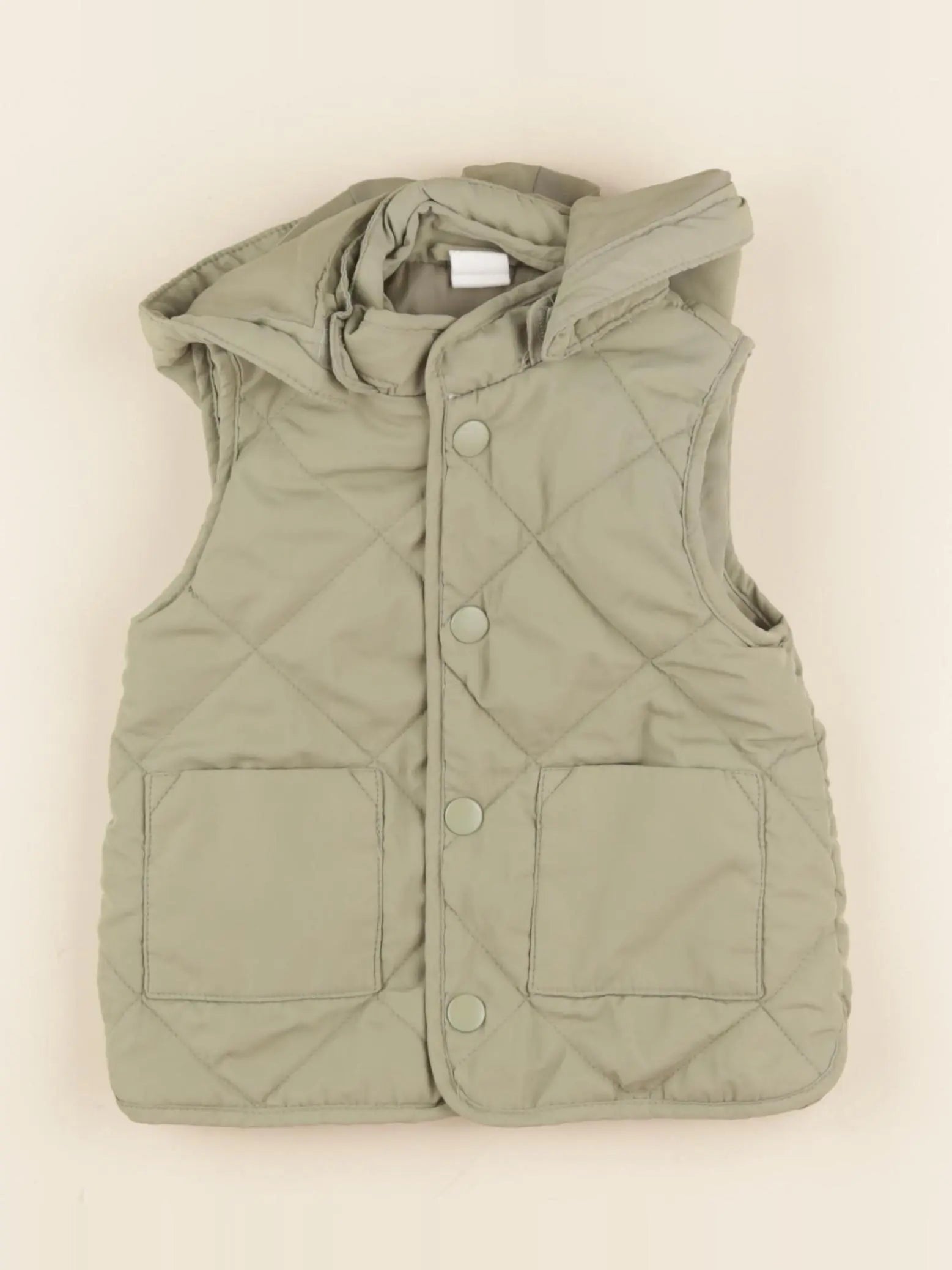 H&M - doudoune vert - 9/12 mois