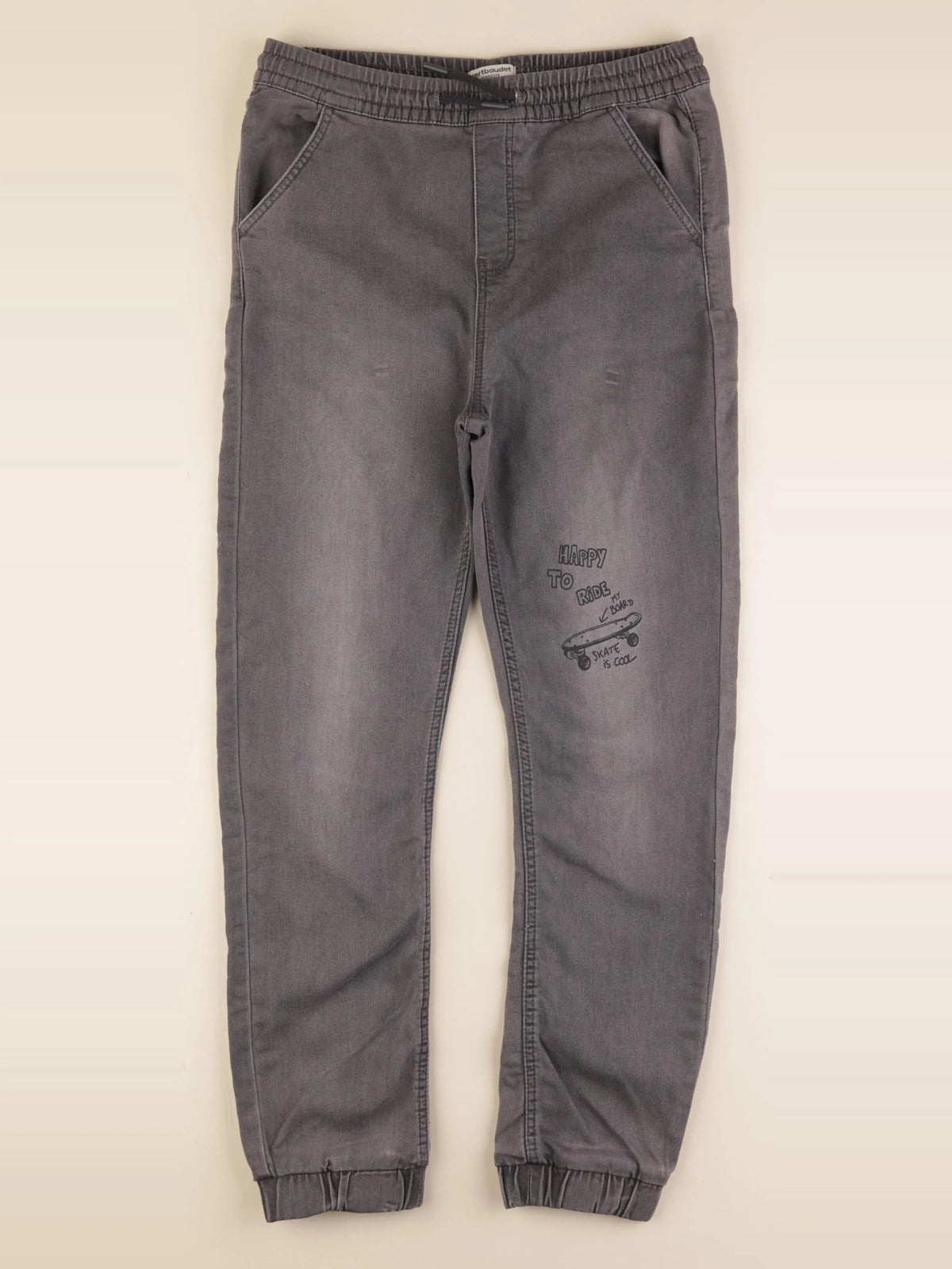 Vertbaudet - jean gris - 14 ans