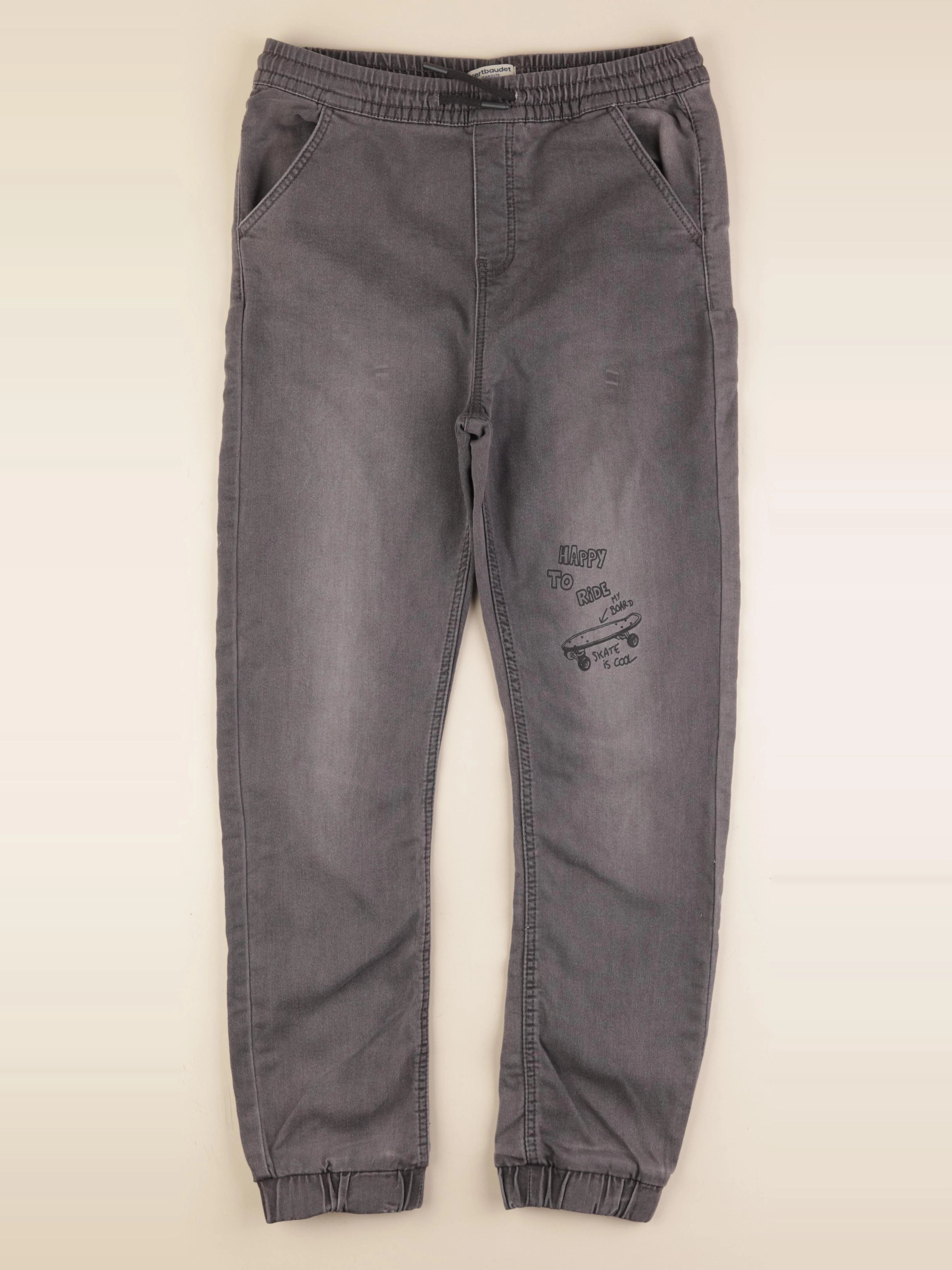 Vertbaudet - jean gris - 14 ans