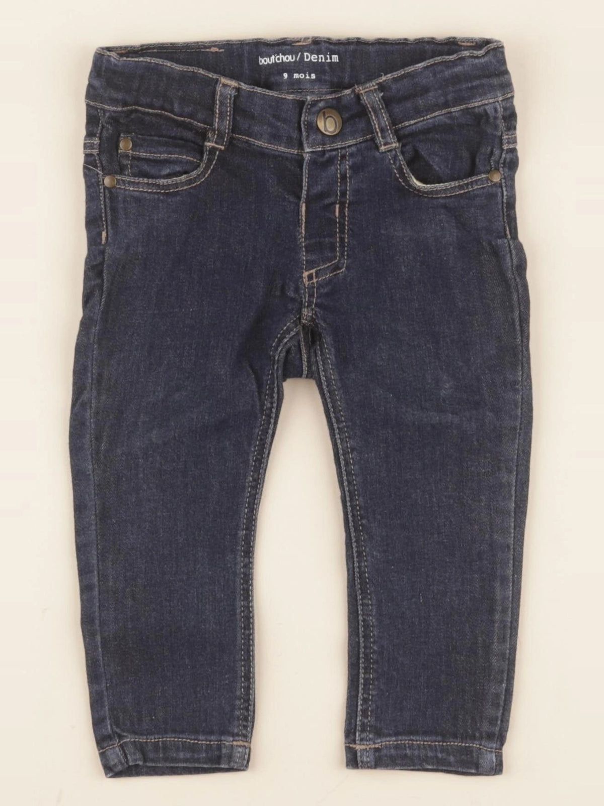 Boutchou - jean bleu - 9 mois