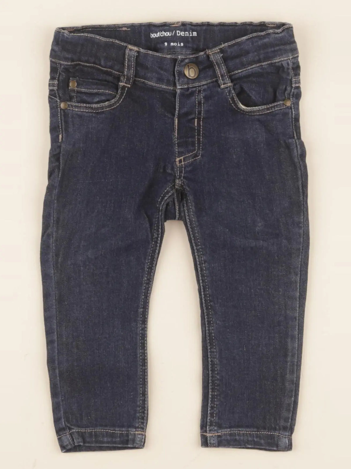 Boutchou - jean bleu - 9 mois