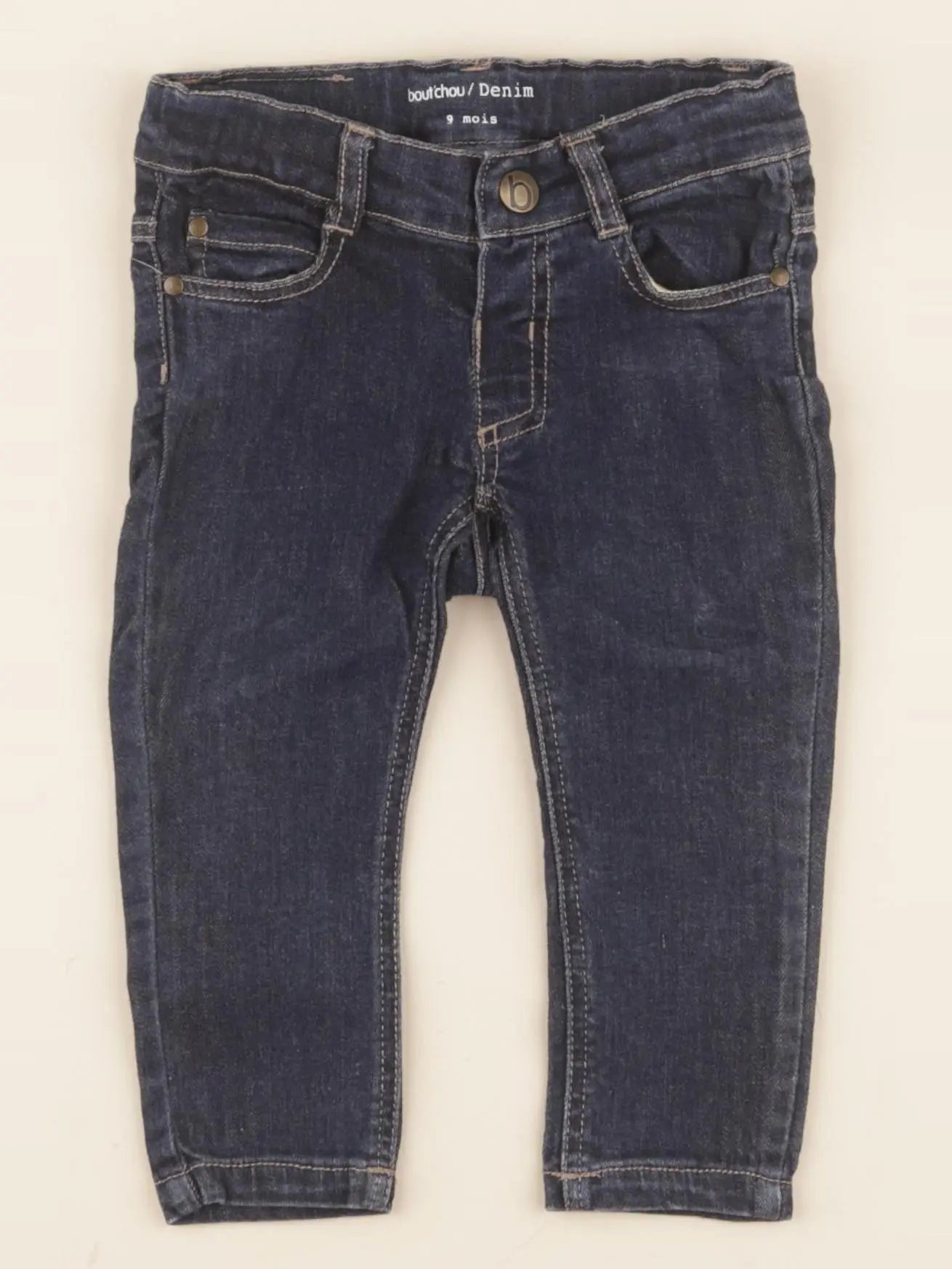 Boutchou - jean bleu - 9 mois