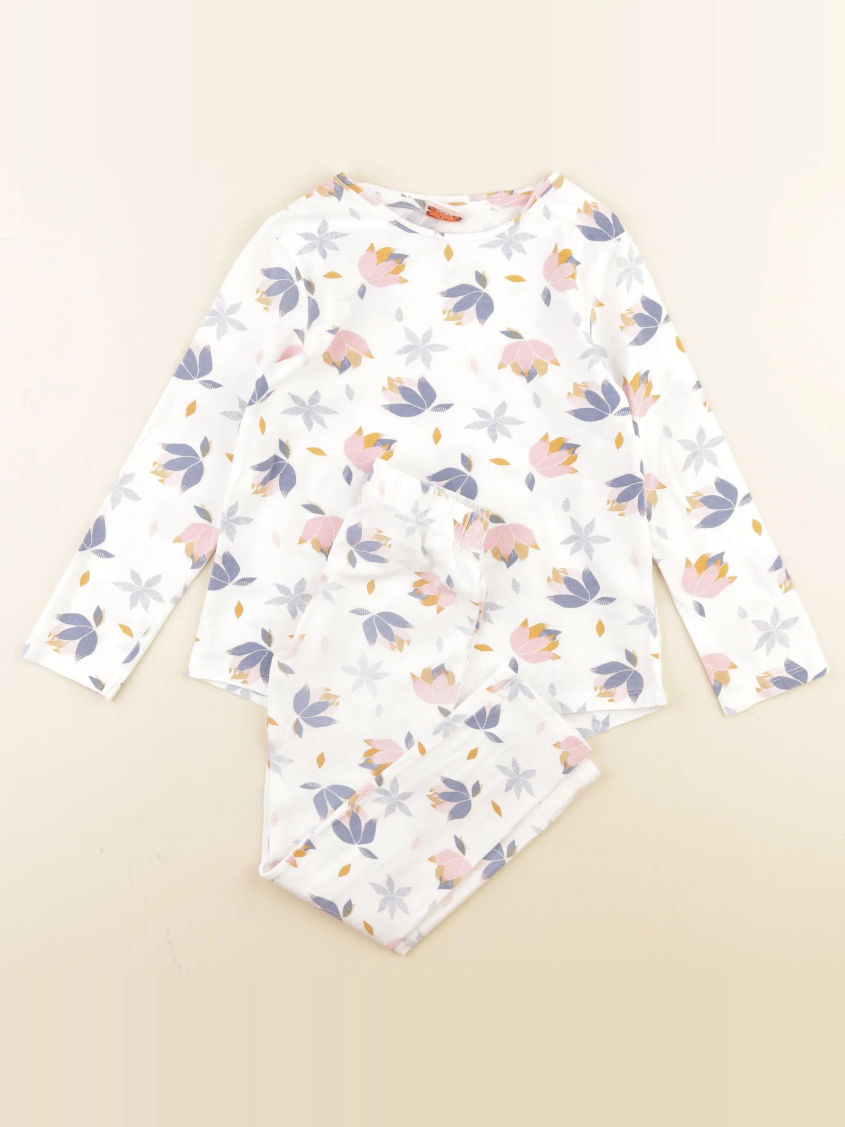 Tape à l'oeil - pyjama coton blanc - 6 ans