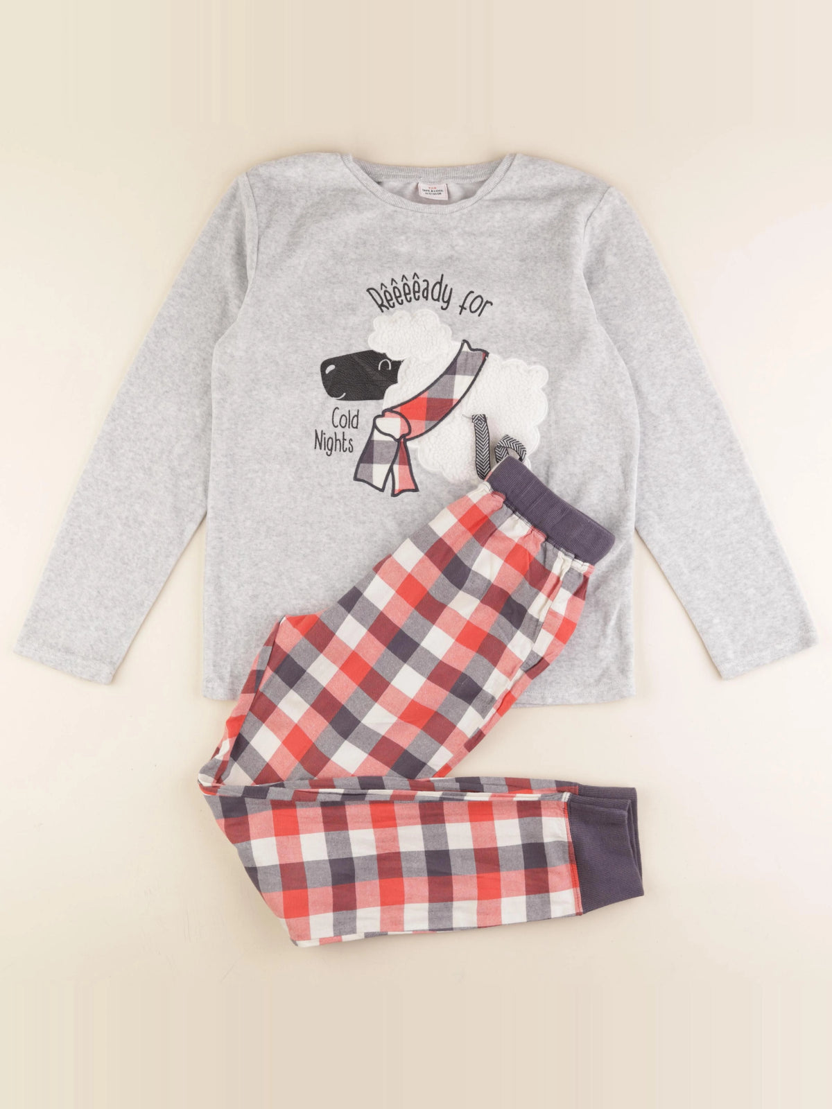 Tape à l'oeil - pyjama velours multicolore - 14 ans