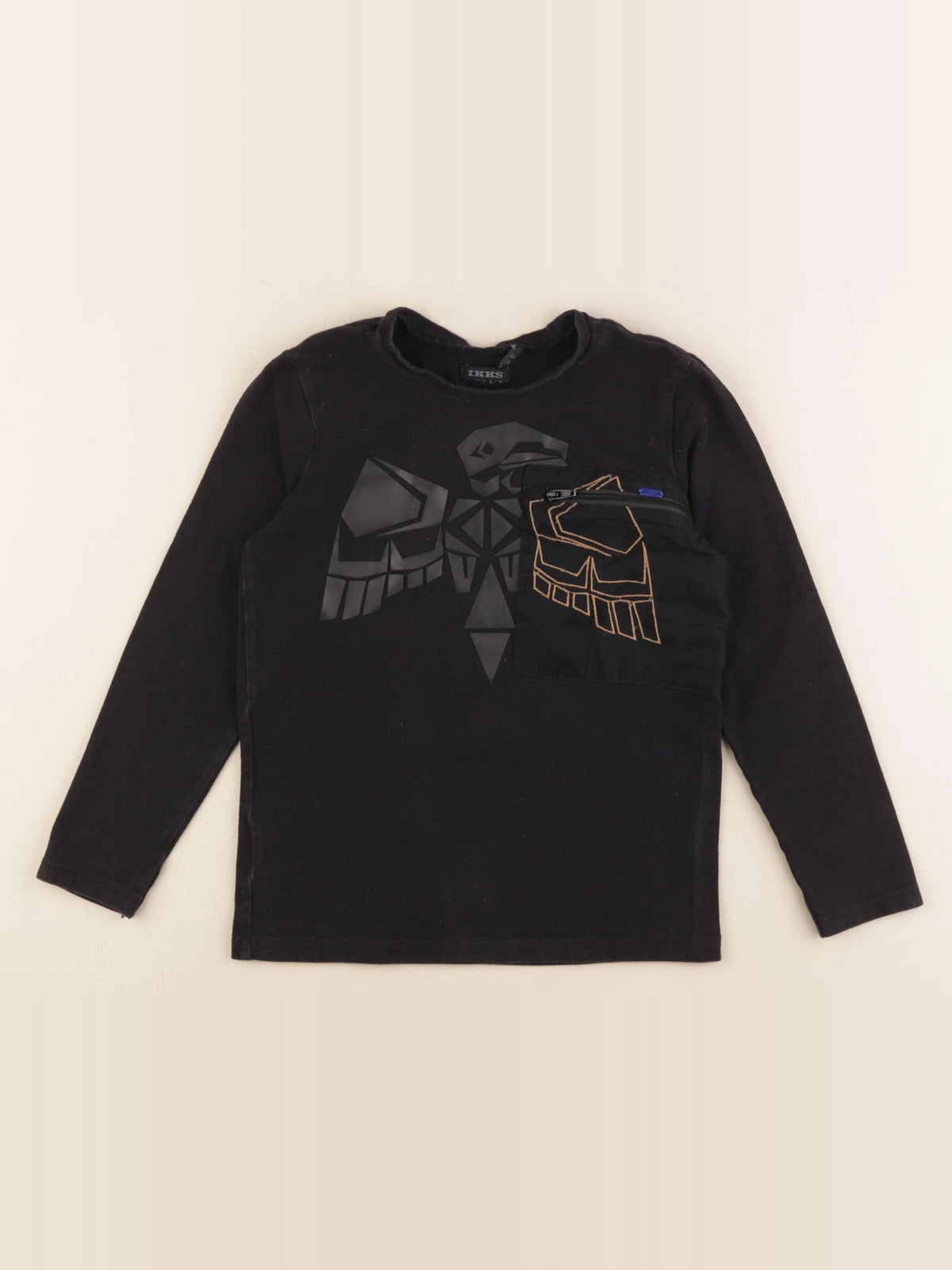 IKKS - tee-shirt noir - 6 ans