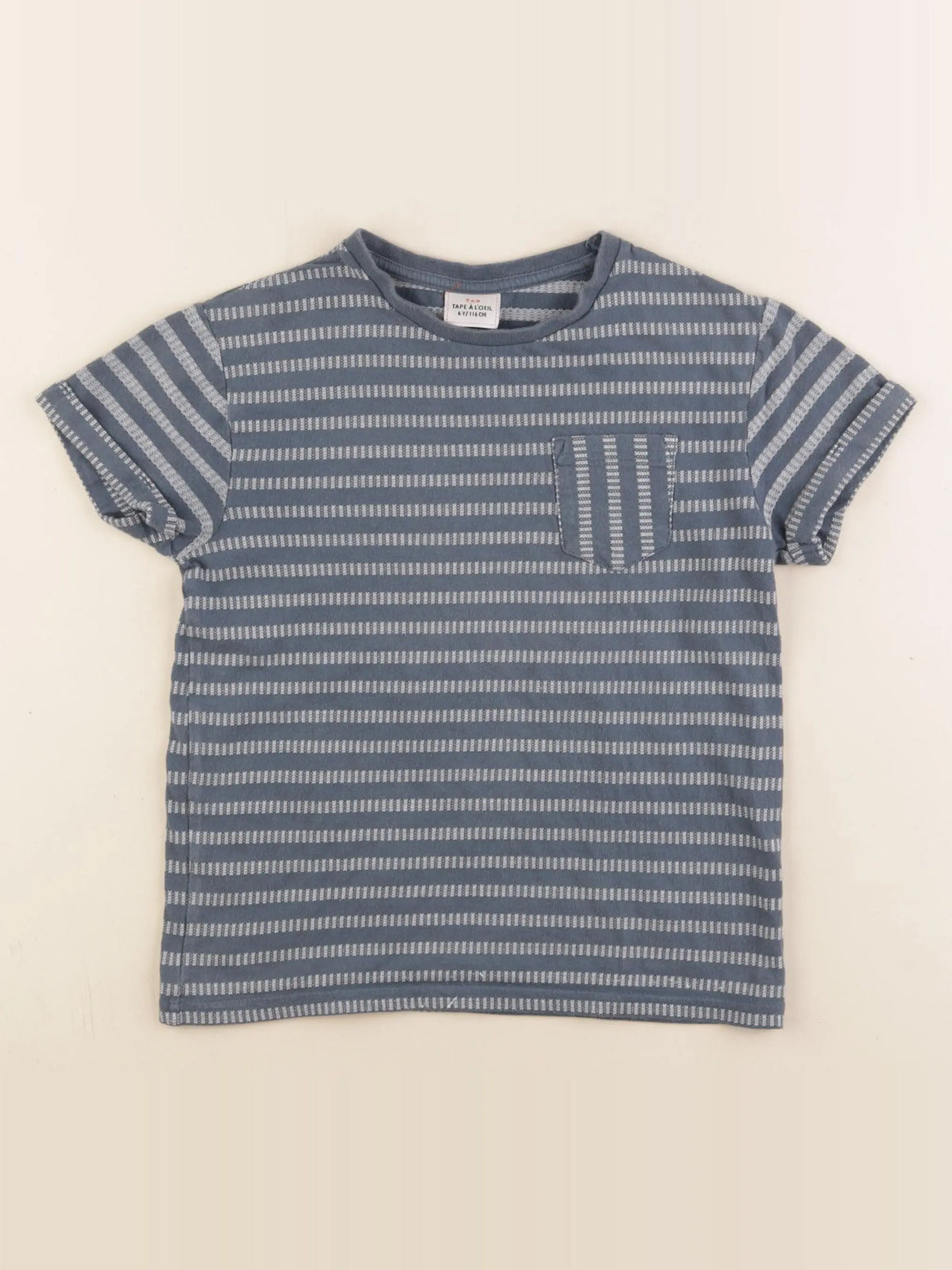 Tape à l'oeil - tee-shirt bleu - 6 ans