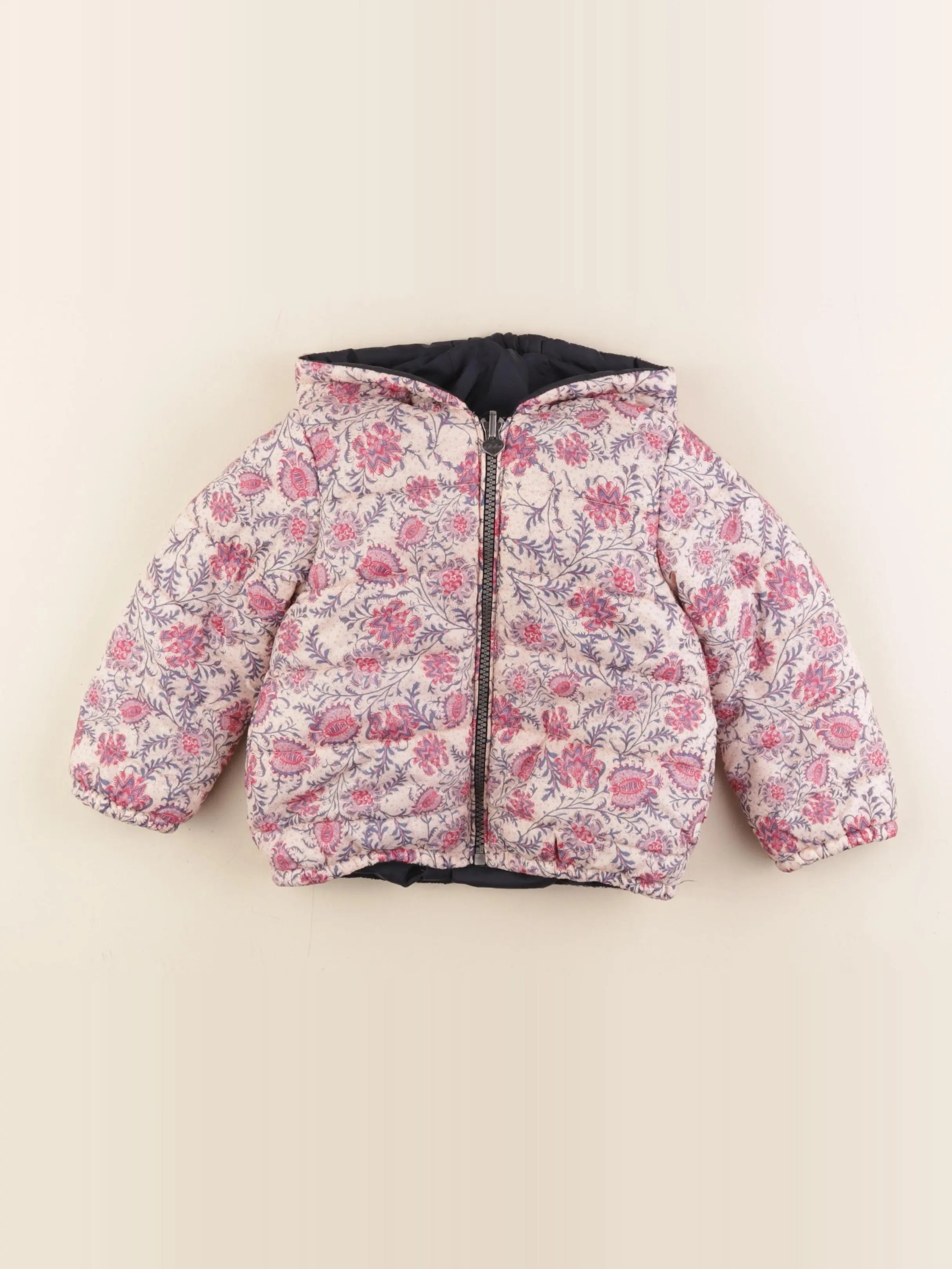 IKKS - doudoune réversible multicolore - 2 ans