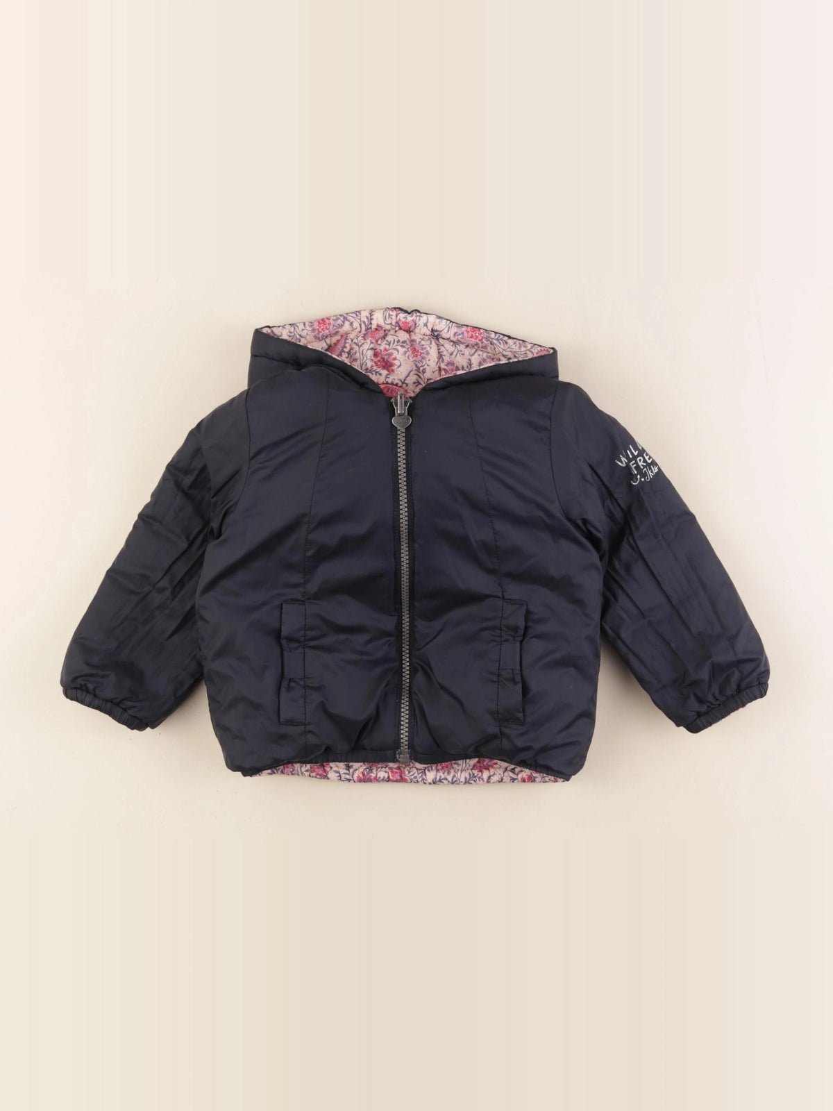 IKKS - doudoune réversible multicolore - 2 ans