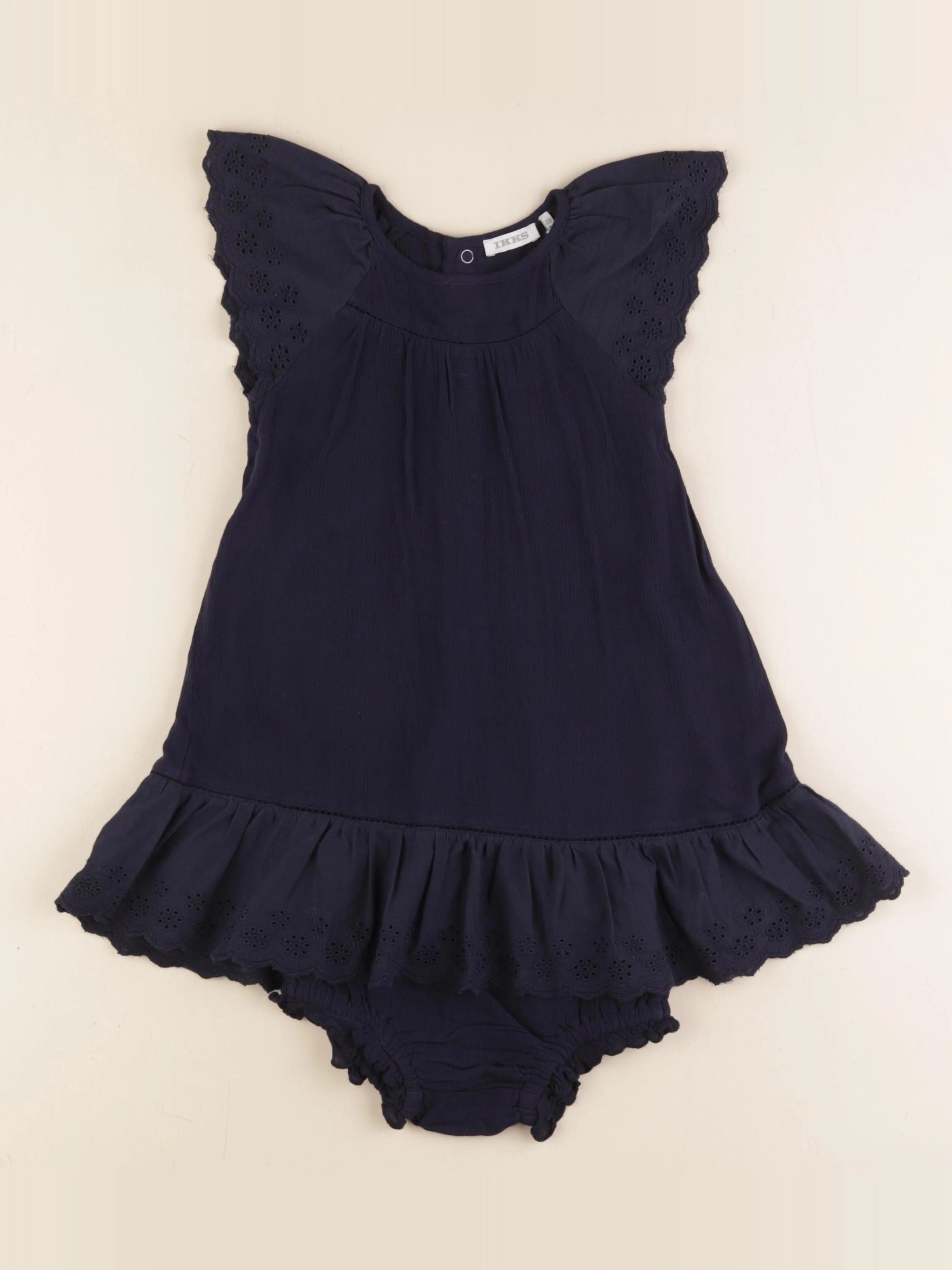 IKKS - robe bleu - 18 mois