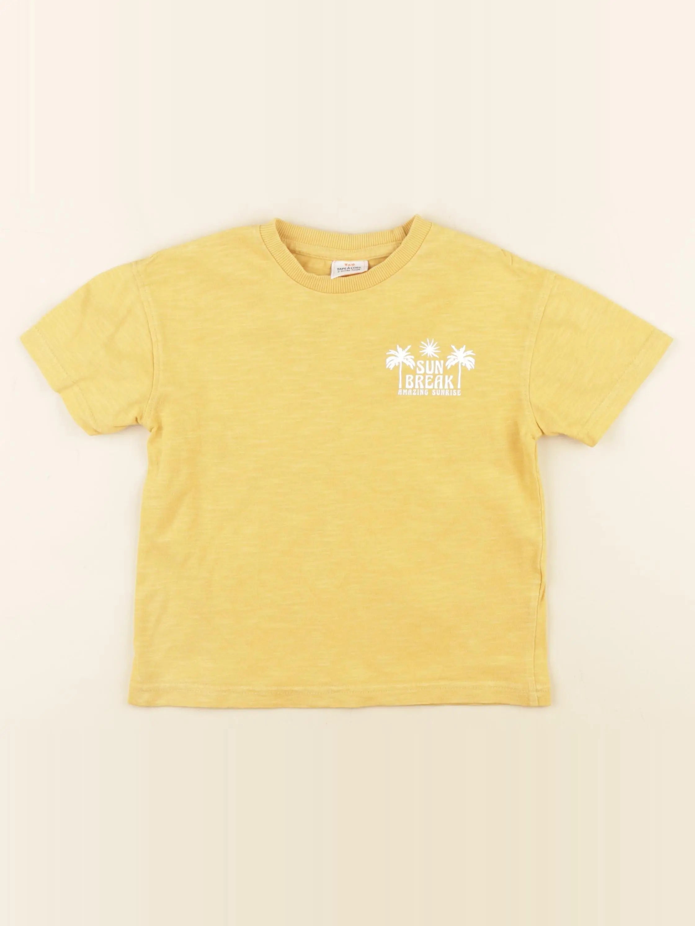 Tape à l'oeil - tee-shirt jaune - 2/3 ans