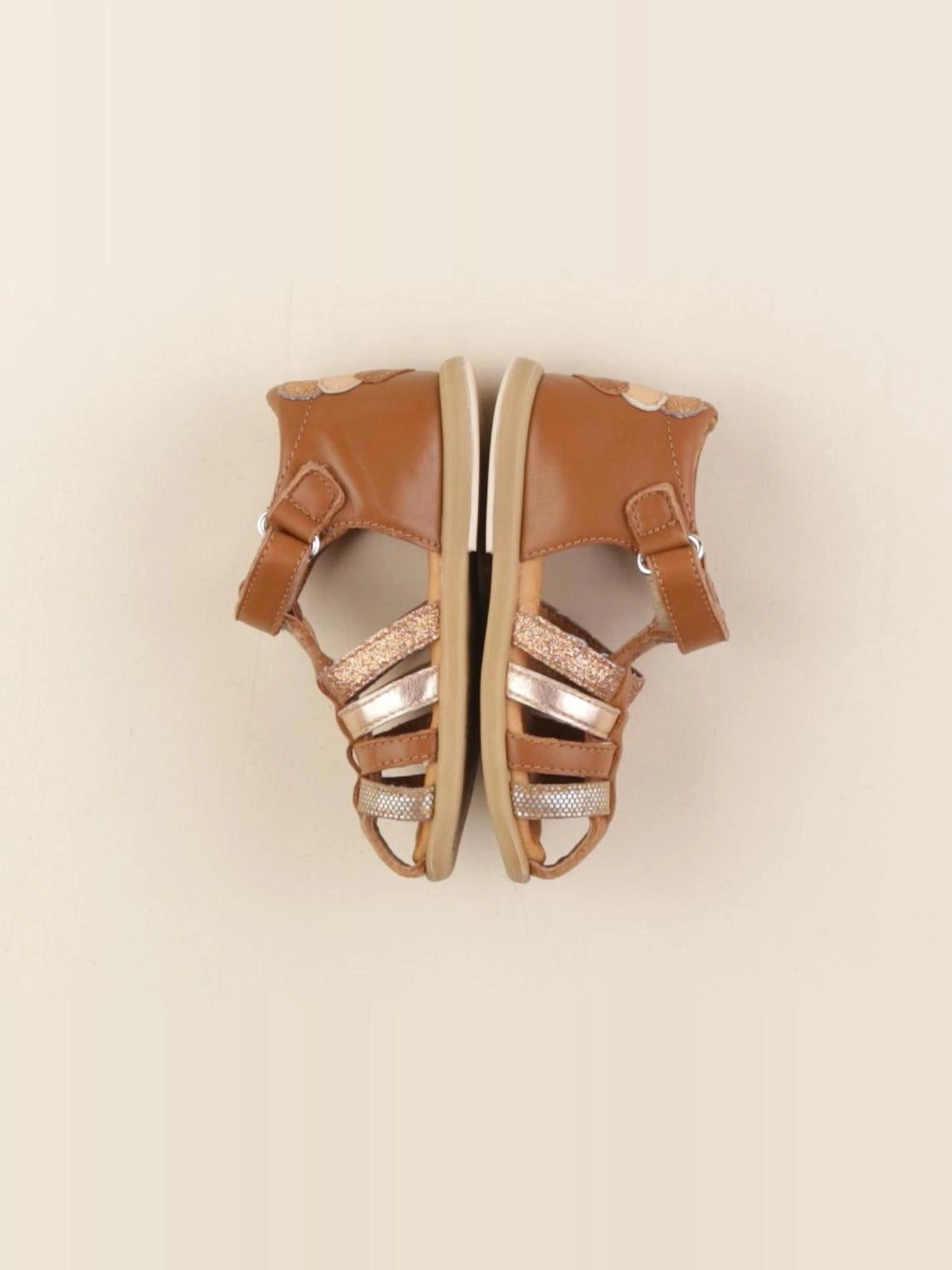 Babybotte - sandales marron, or - pointure 24