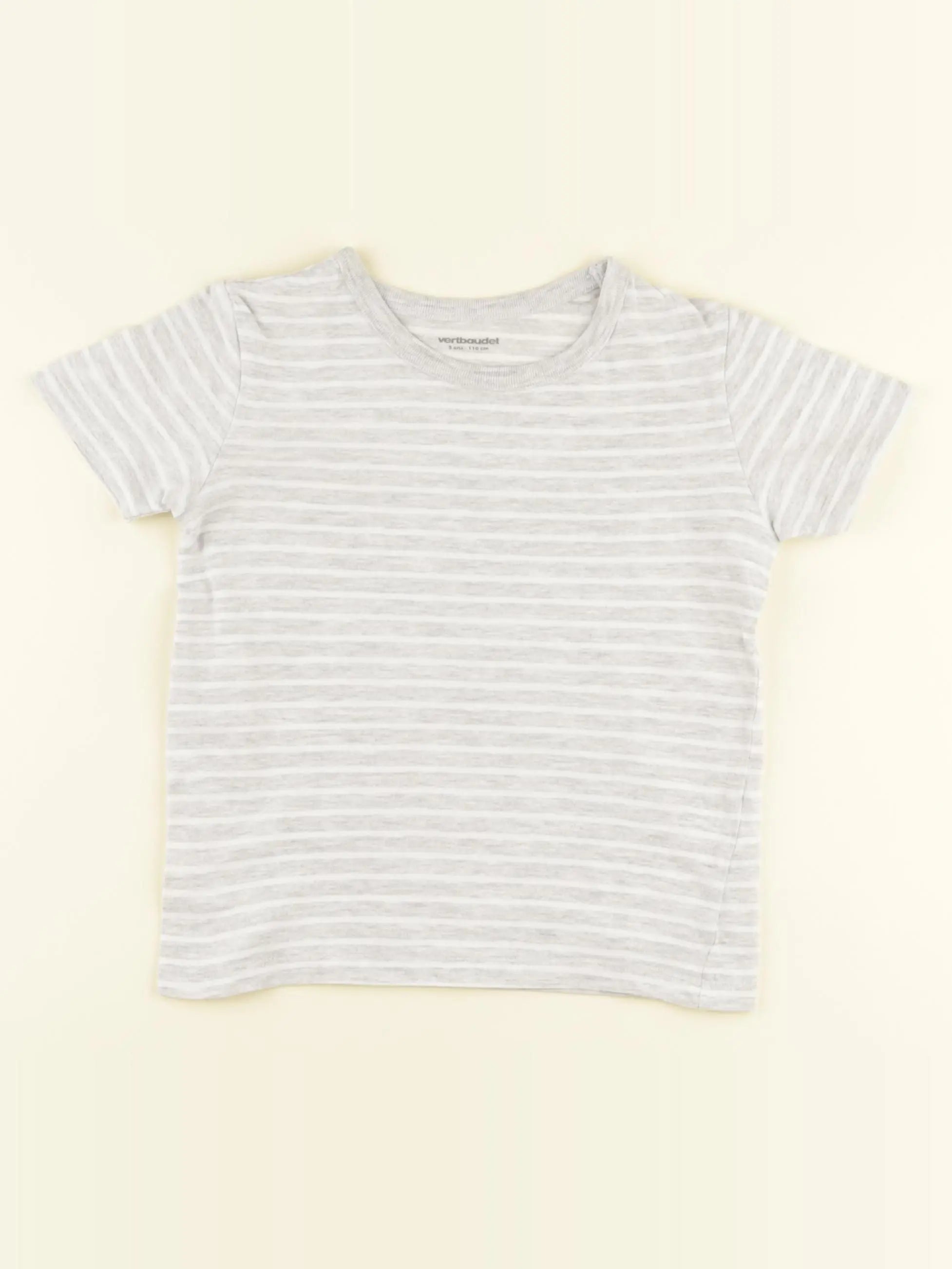 Vertbaudet - maillot de corps gris - 5 ans