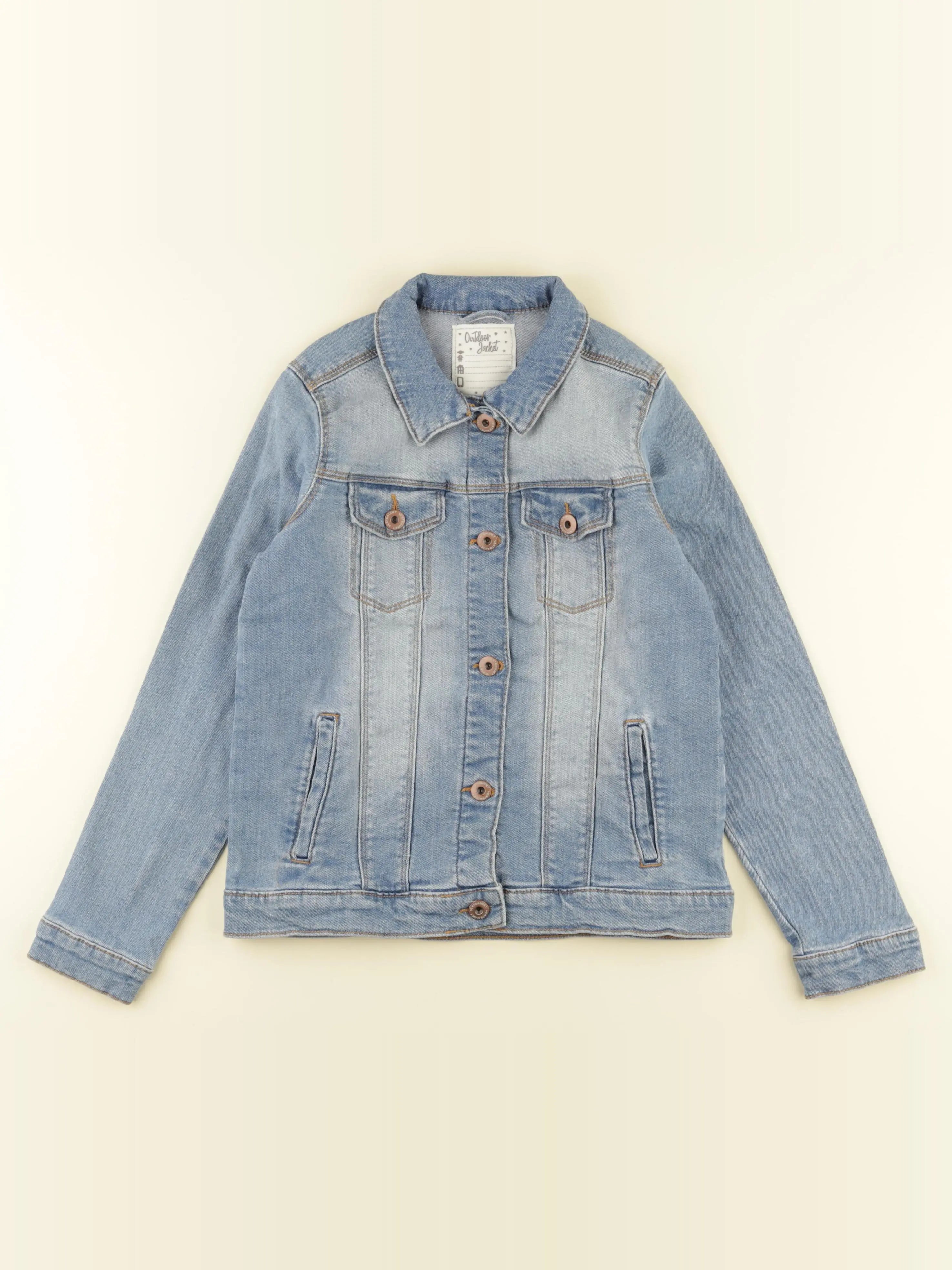 Vertbaudet - veste bleu - 10 ans