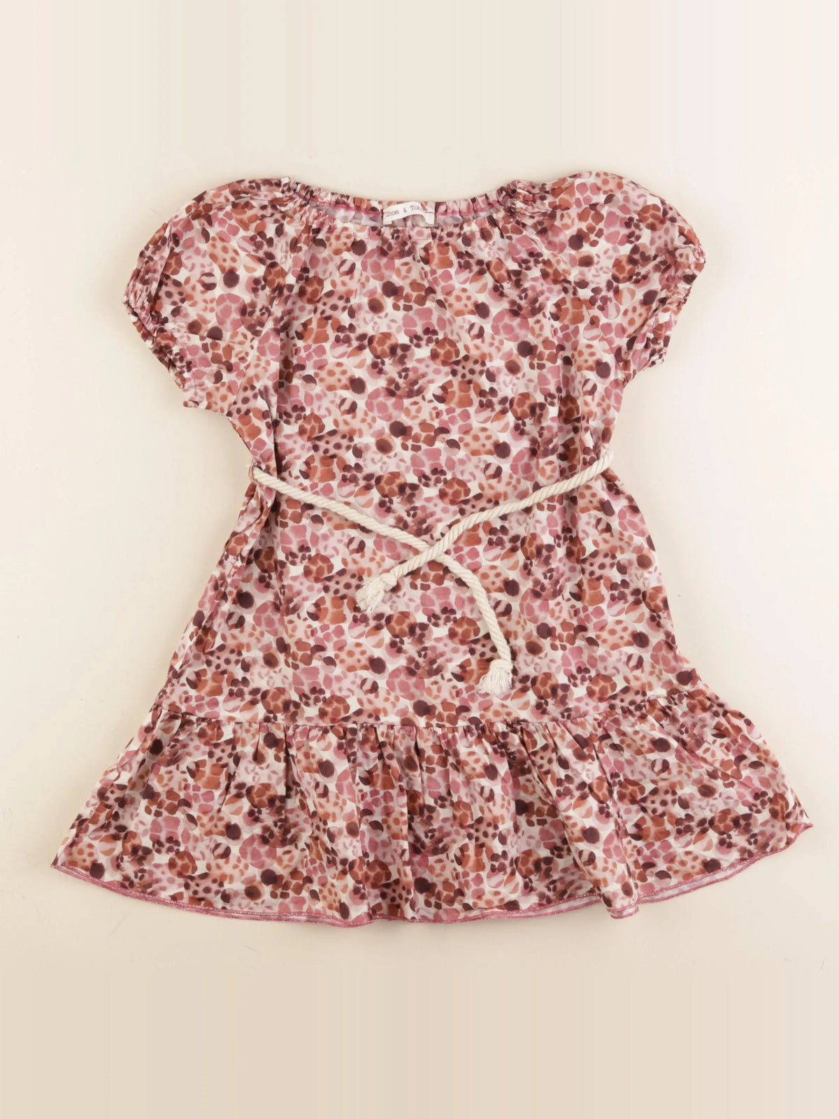 Zhoe et Tobiah - robe rose - 4 ans