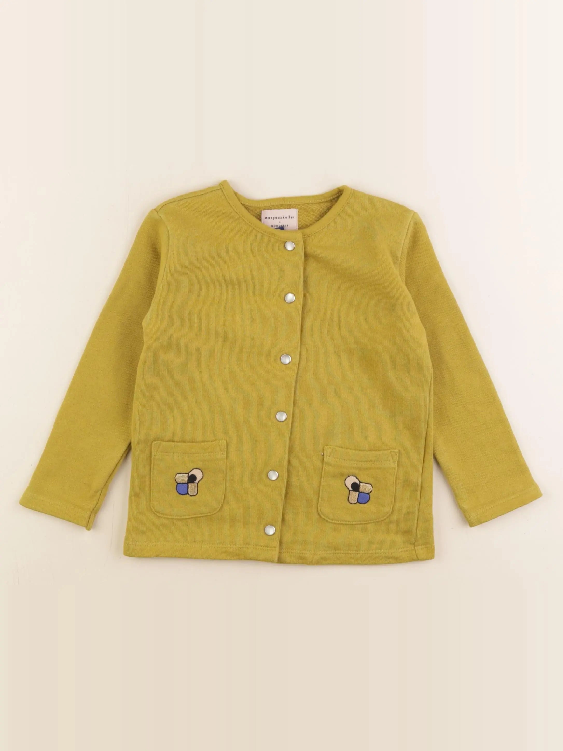 Monoprix x Margaux Keller - gilet vert - 24/36 mois