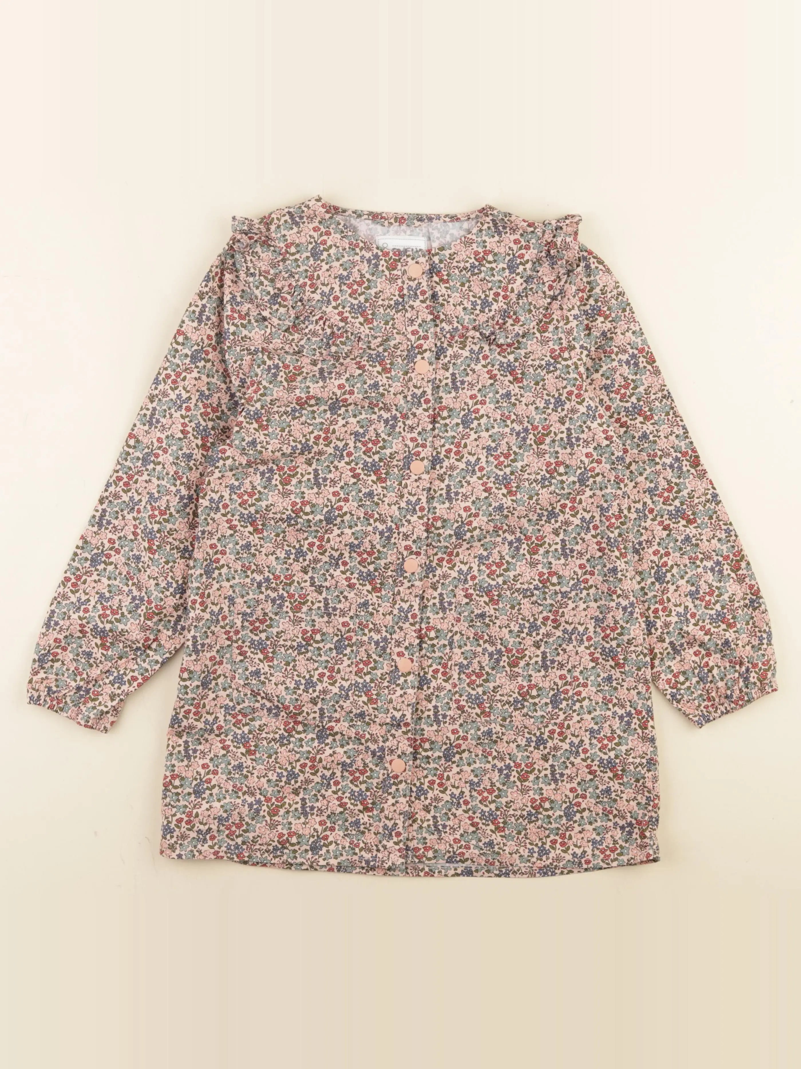 Vertbaudet - blouse d'école multicolore - 8 ans