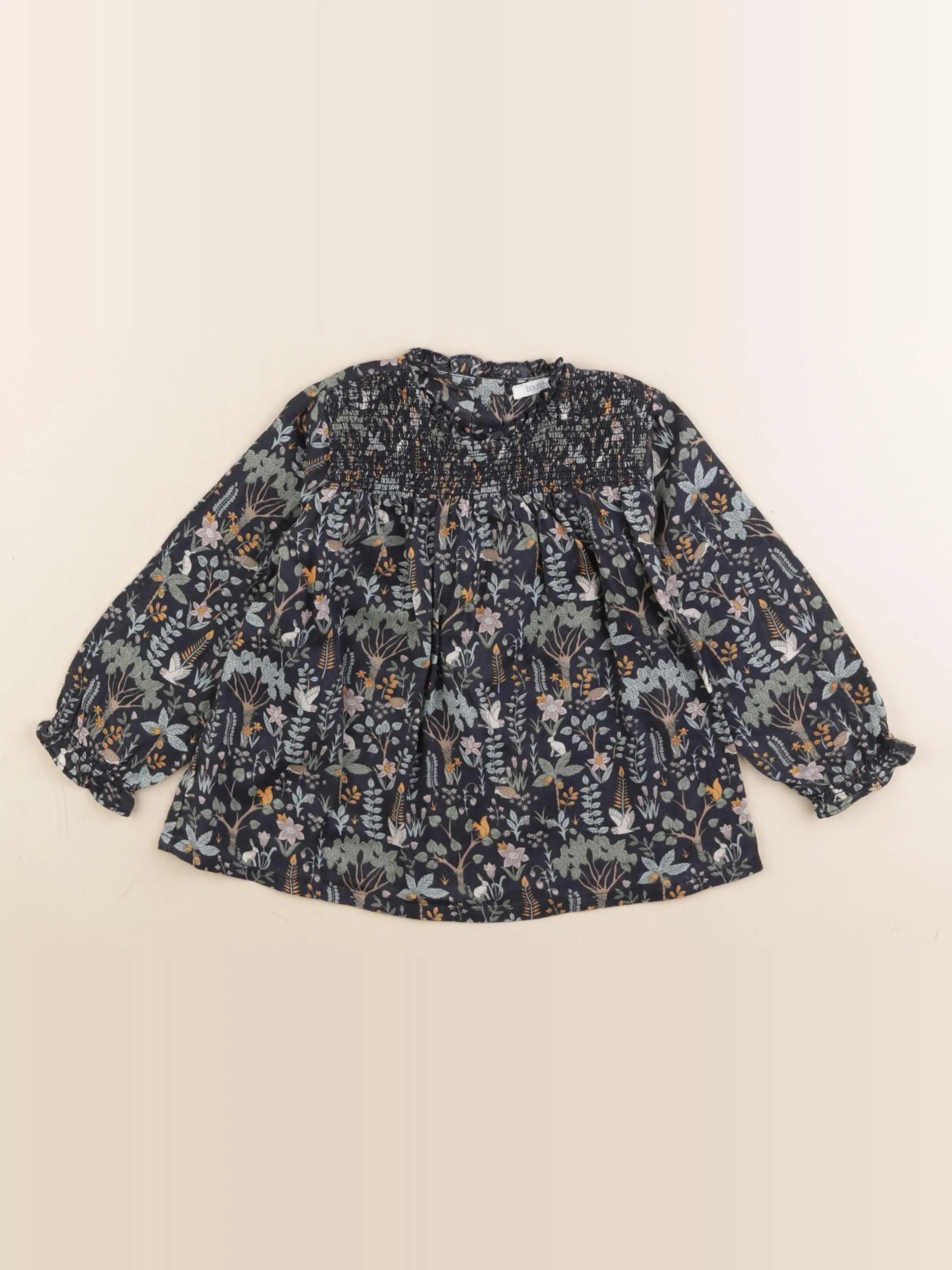 Boutchou - blouse bleu - 18 mois