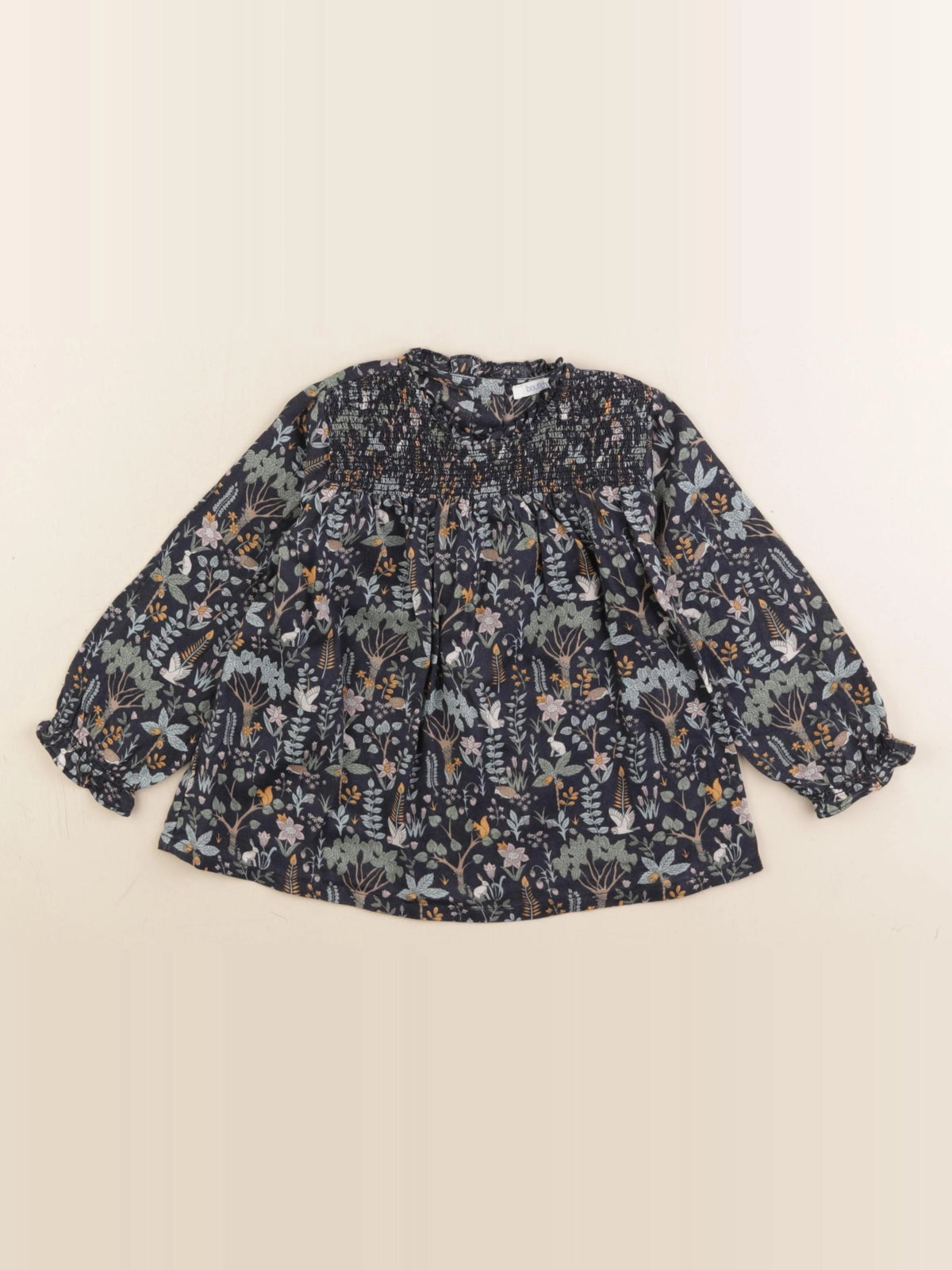 Boutchou - blouse bleu - 18 mois