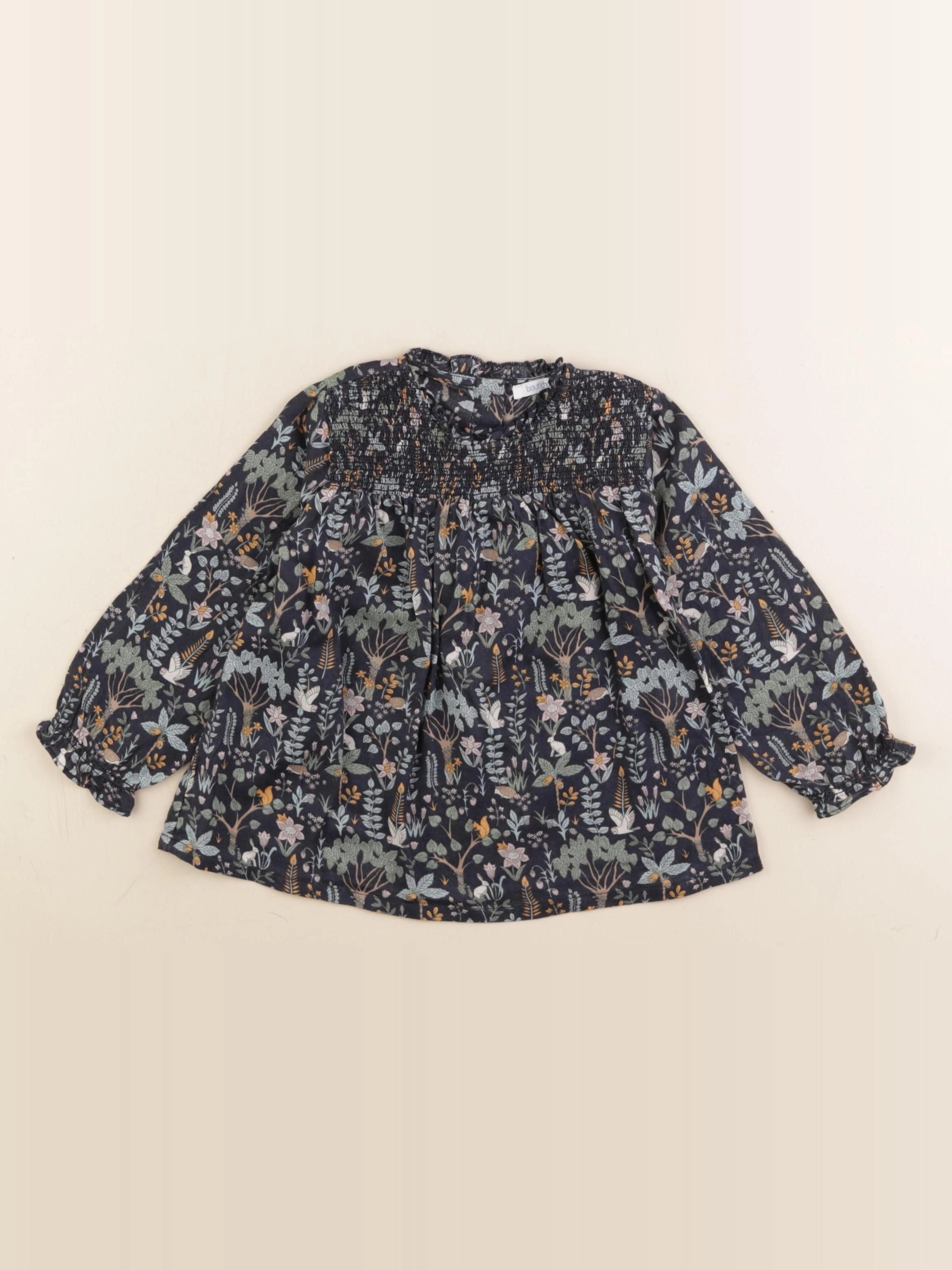 Boutchou - blouse bleu - 18 mois