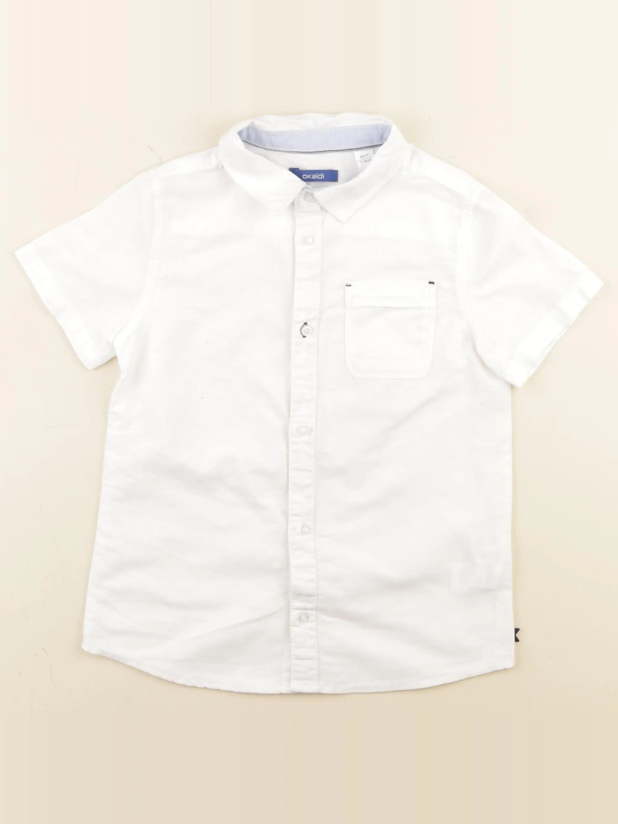 Okaidi - chemise blanc - 6 ans