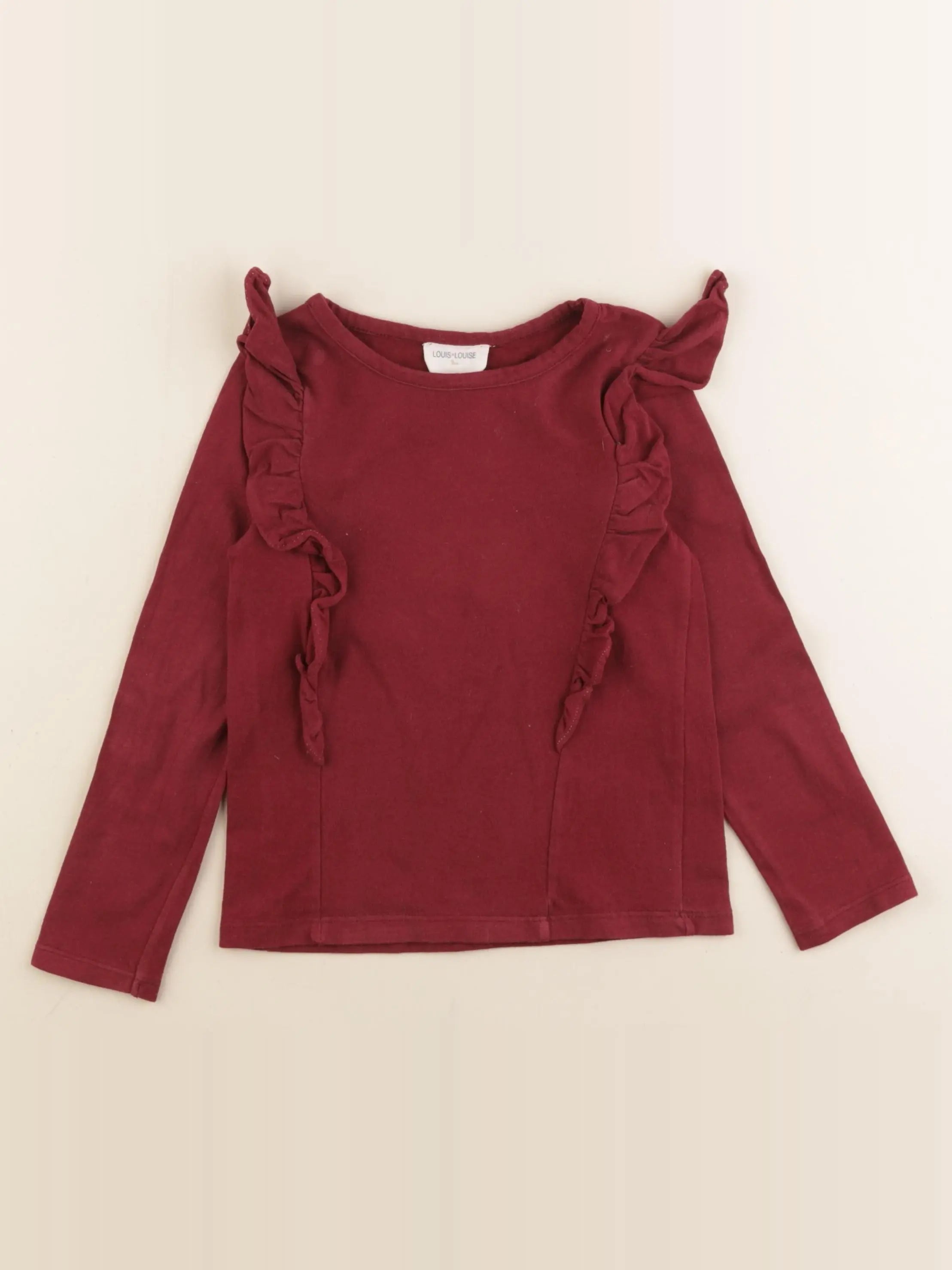 Louis Louise - tee-shirt rouge - 3 ans