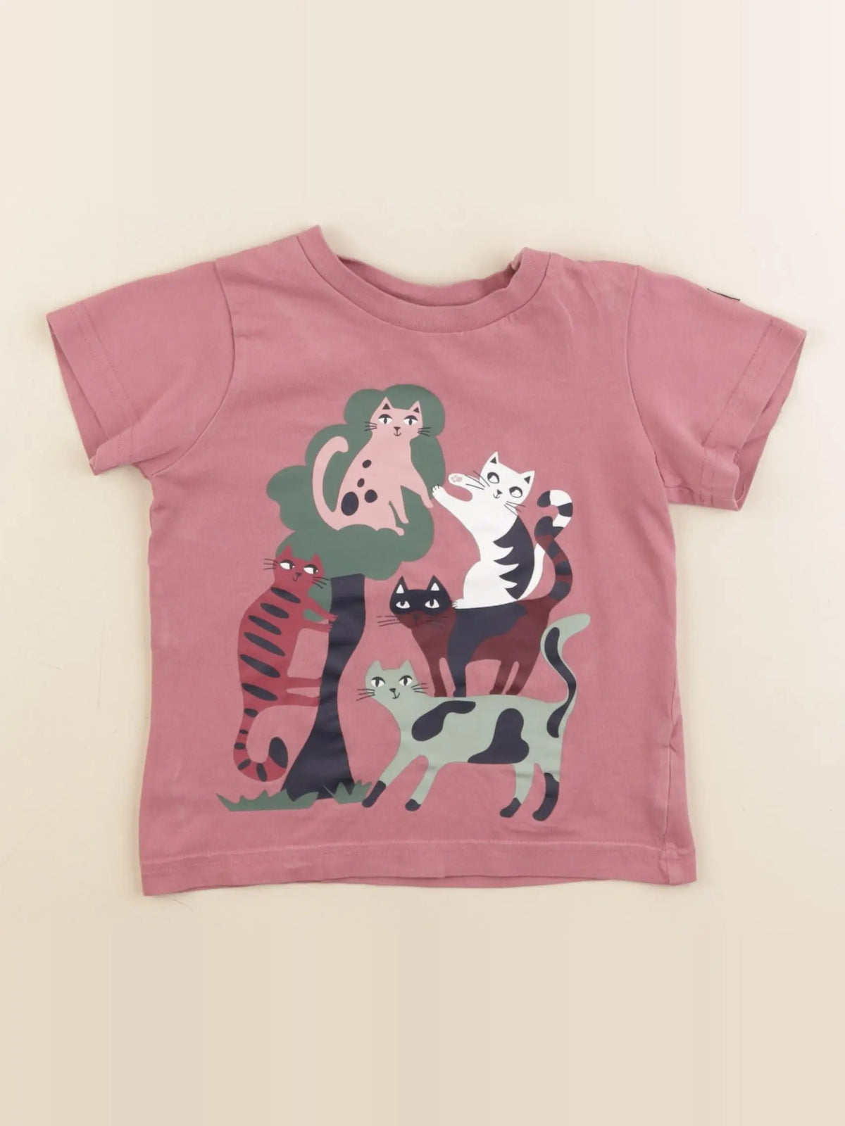 Polarn O. Pyret - tee-shirt rose - 12/18 mois