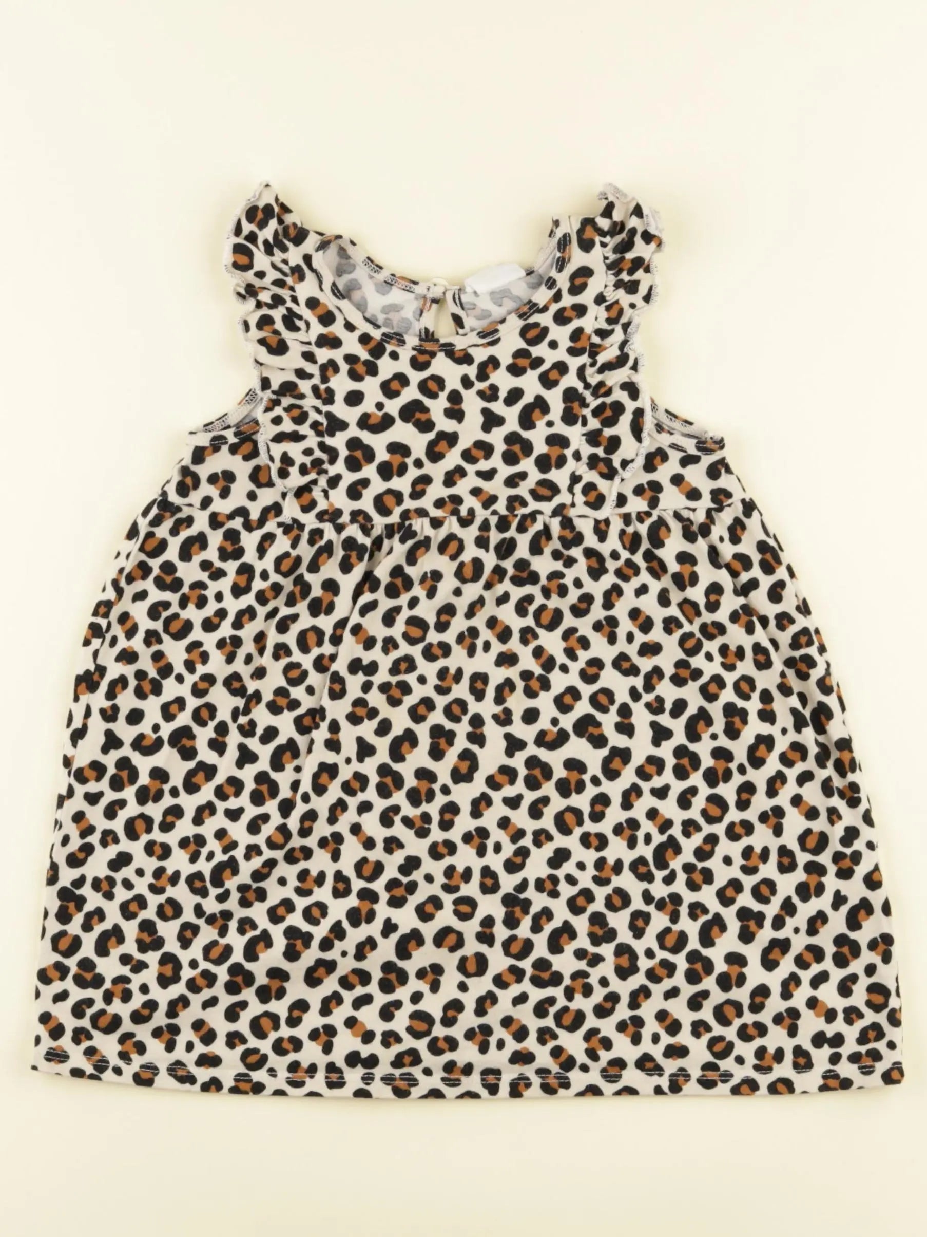 H&M - robe marron - 12/18 mois