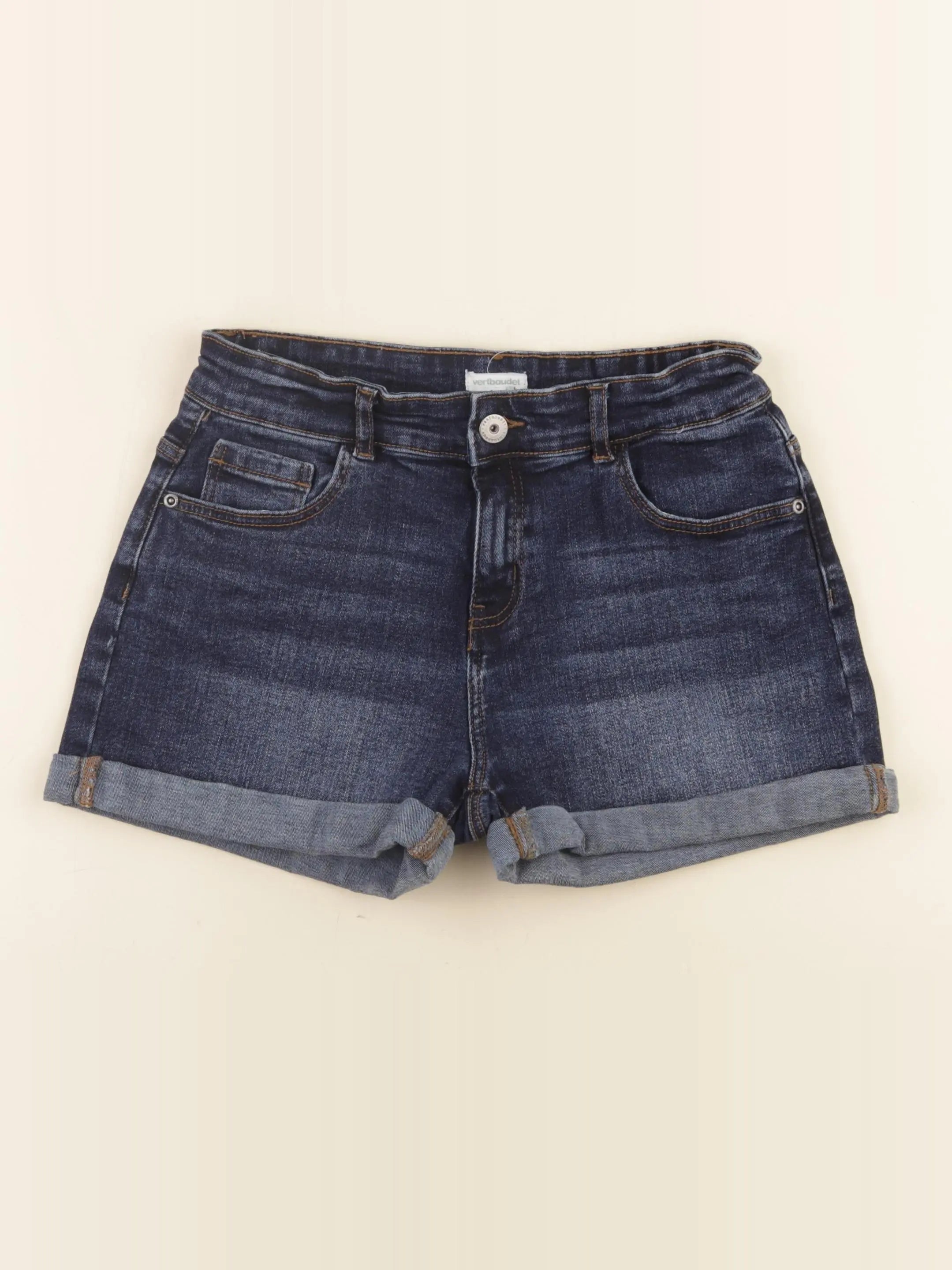 Vertbaudet - short bleu - 14 ans