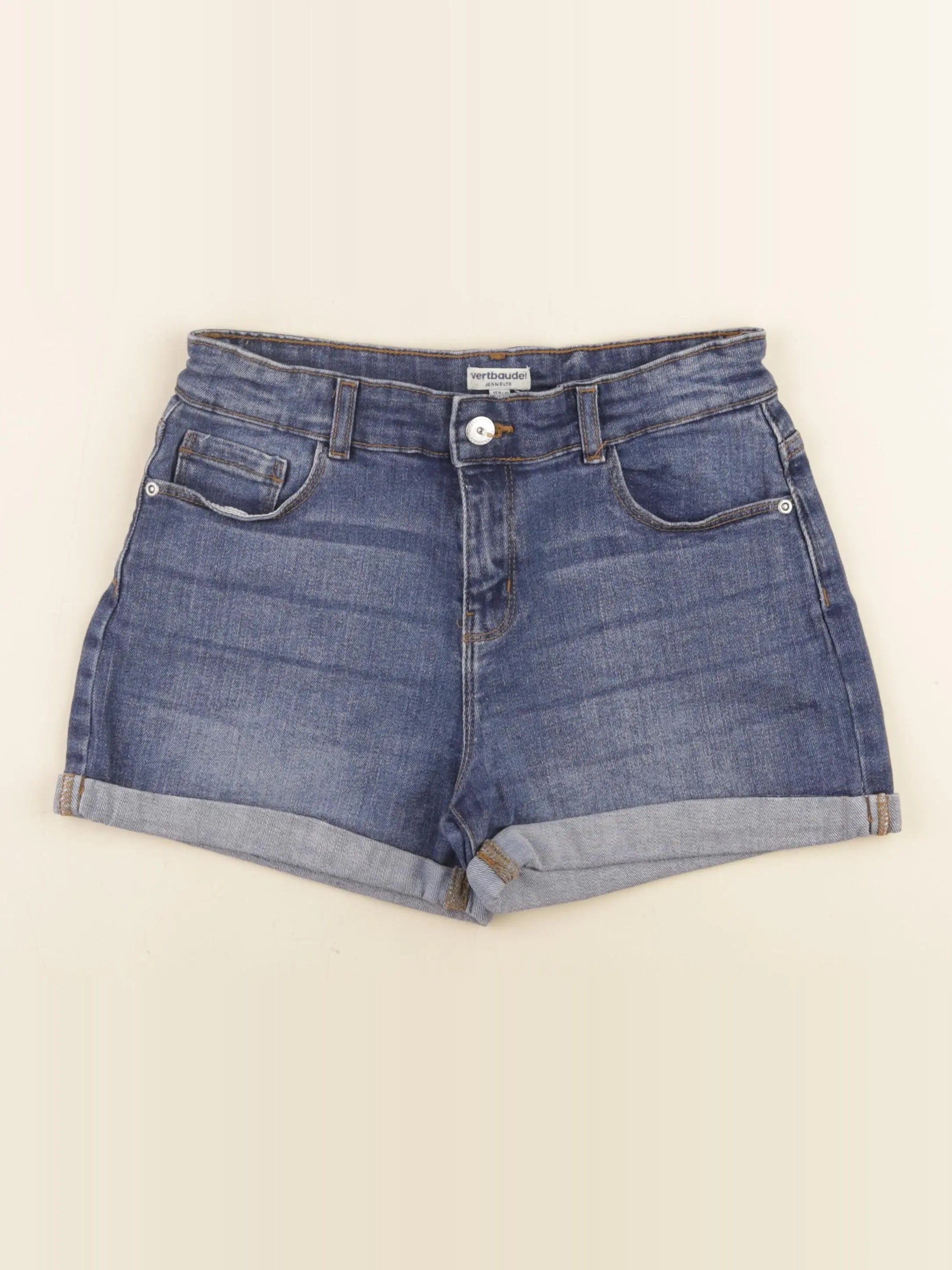 Vertbaudet - short bleu - 14 ans
