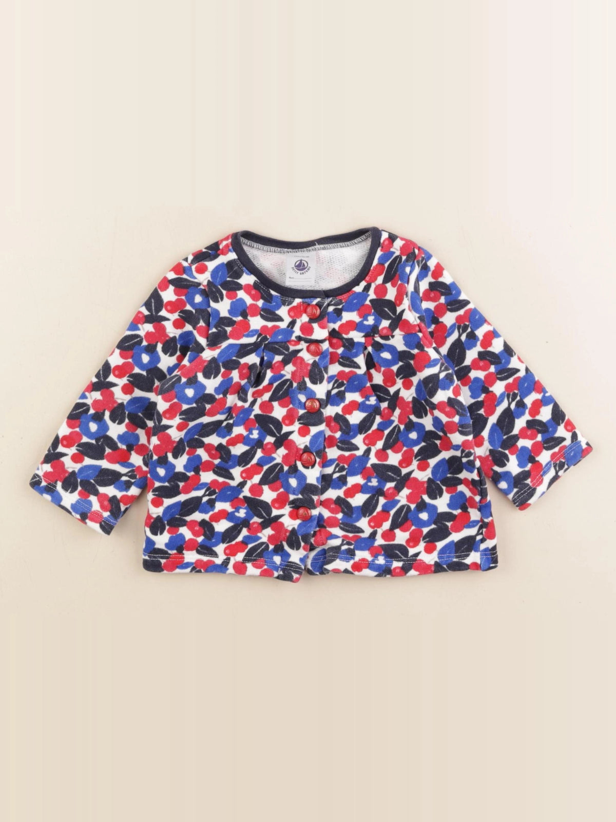 Petit Bateau - sweat multicolore - 12 mois