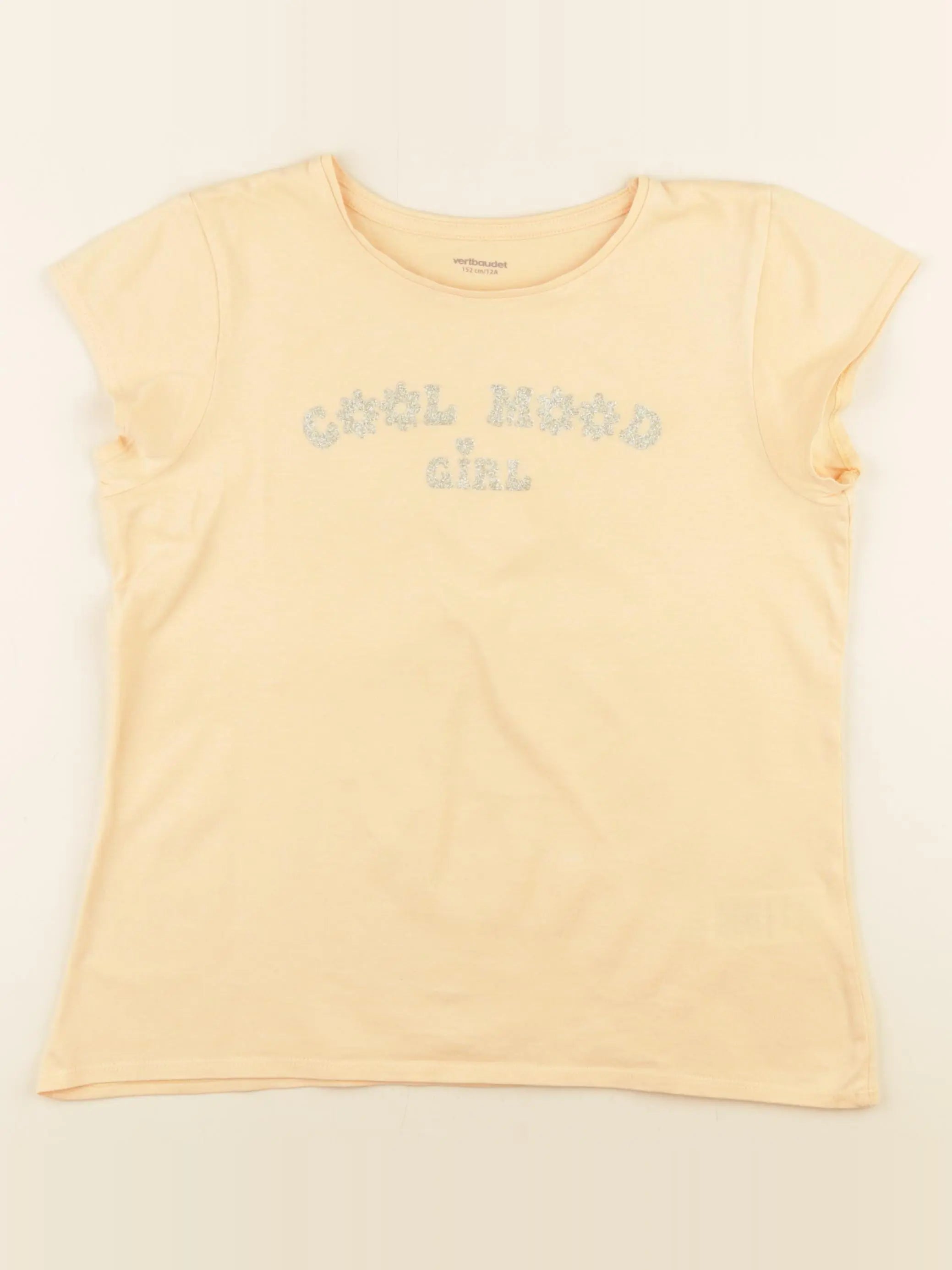 Vertbaudet - tee-shirt orange - 12 ans