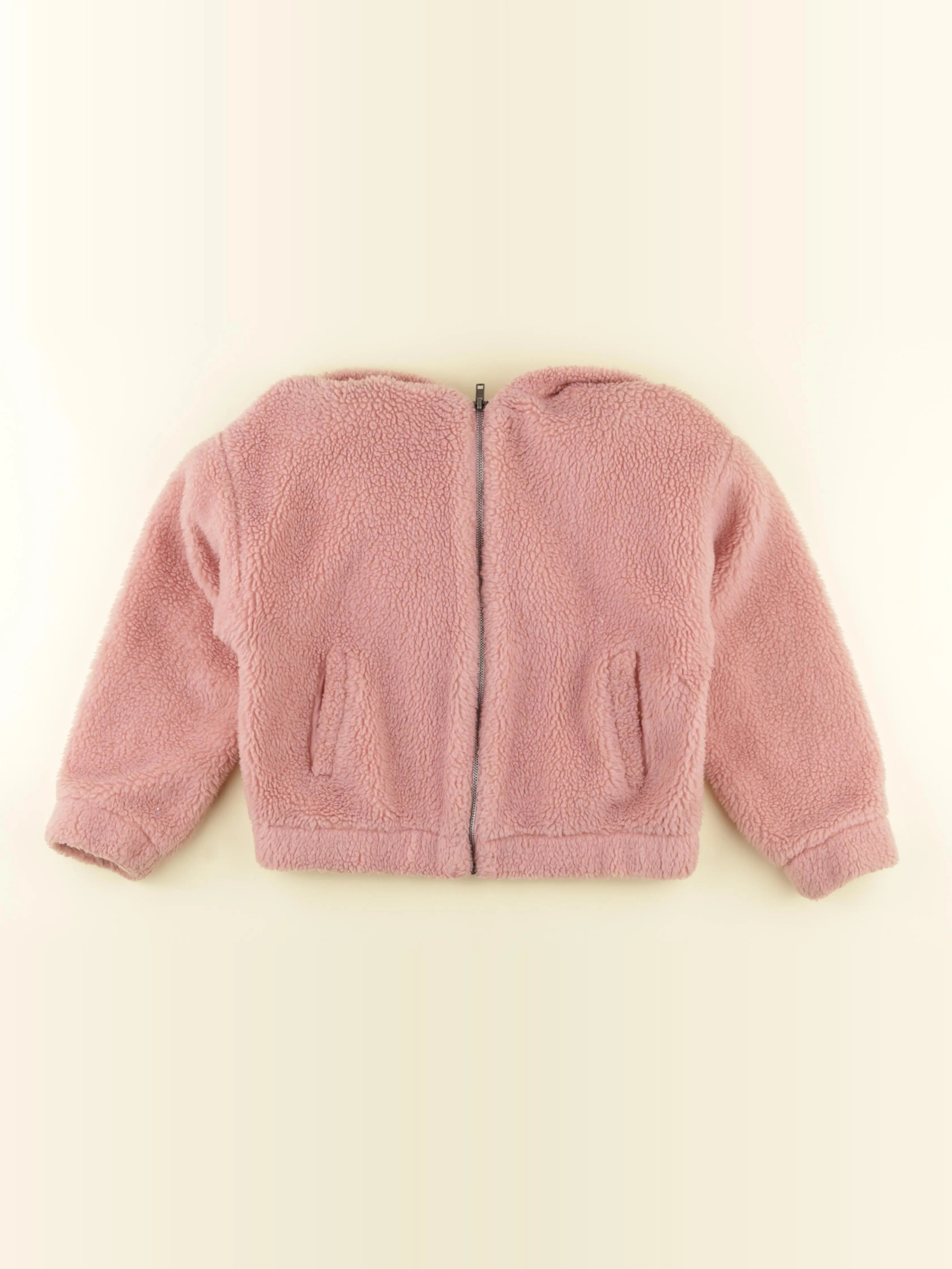 Zara - veste doublé rose - 10 ans