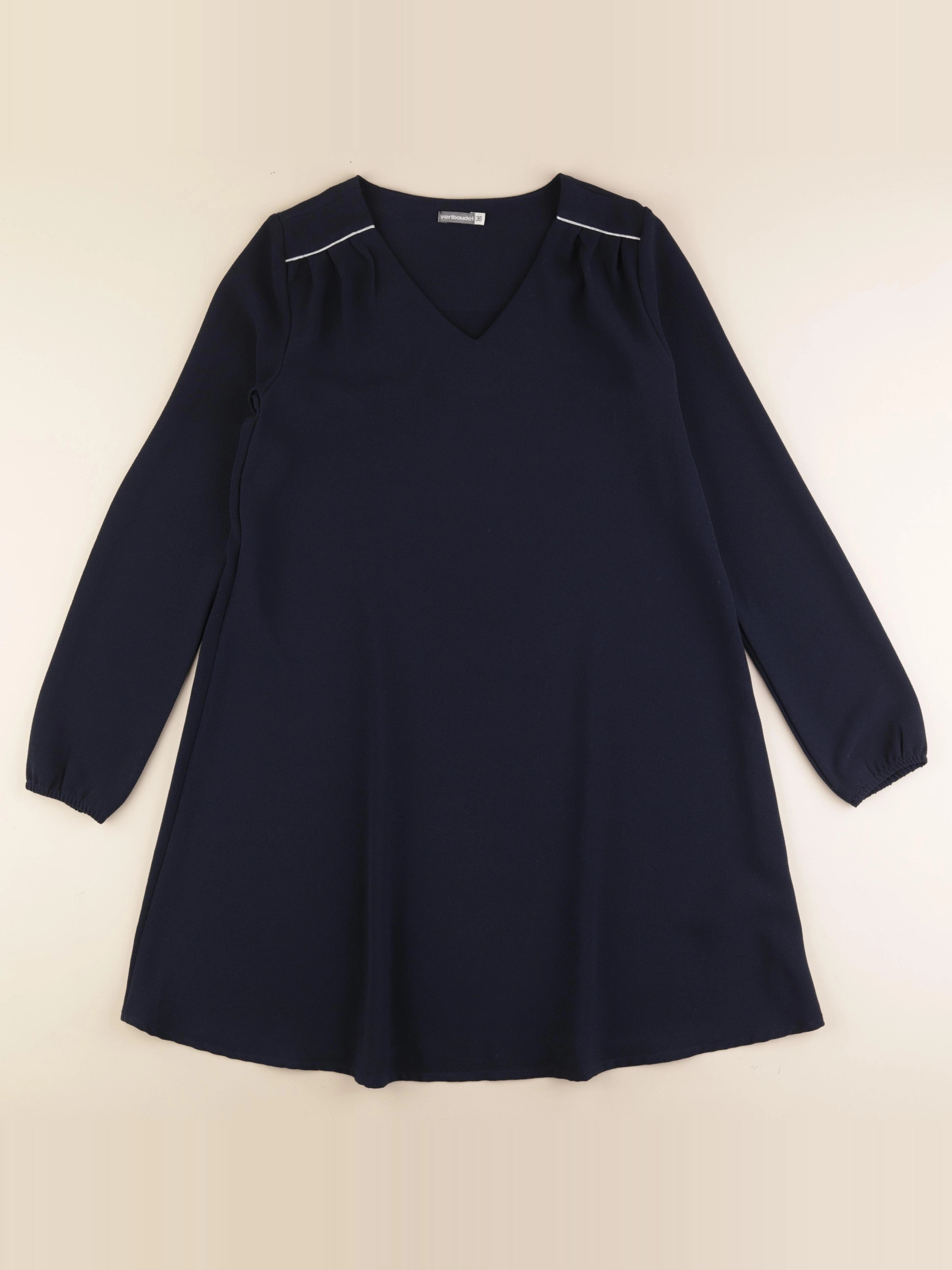 Vertbaudet - robe grossesse bleu - 36