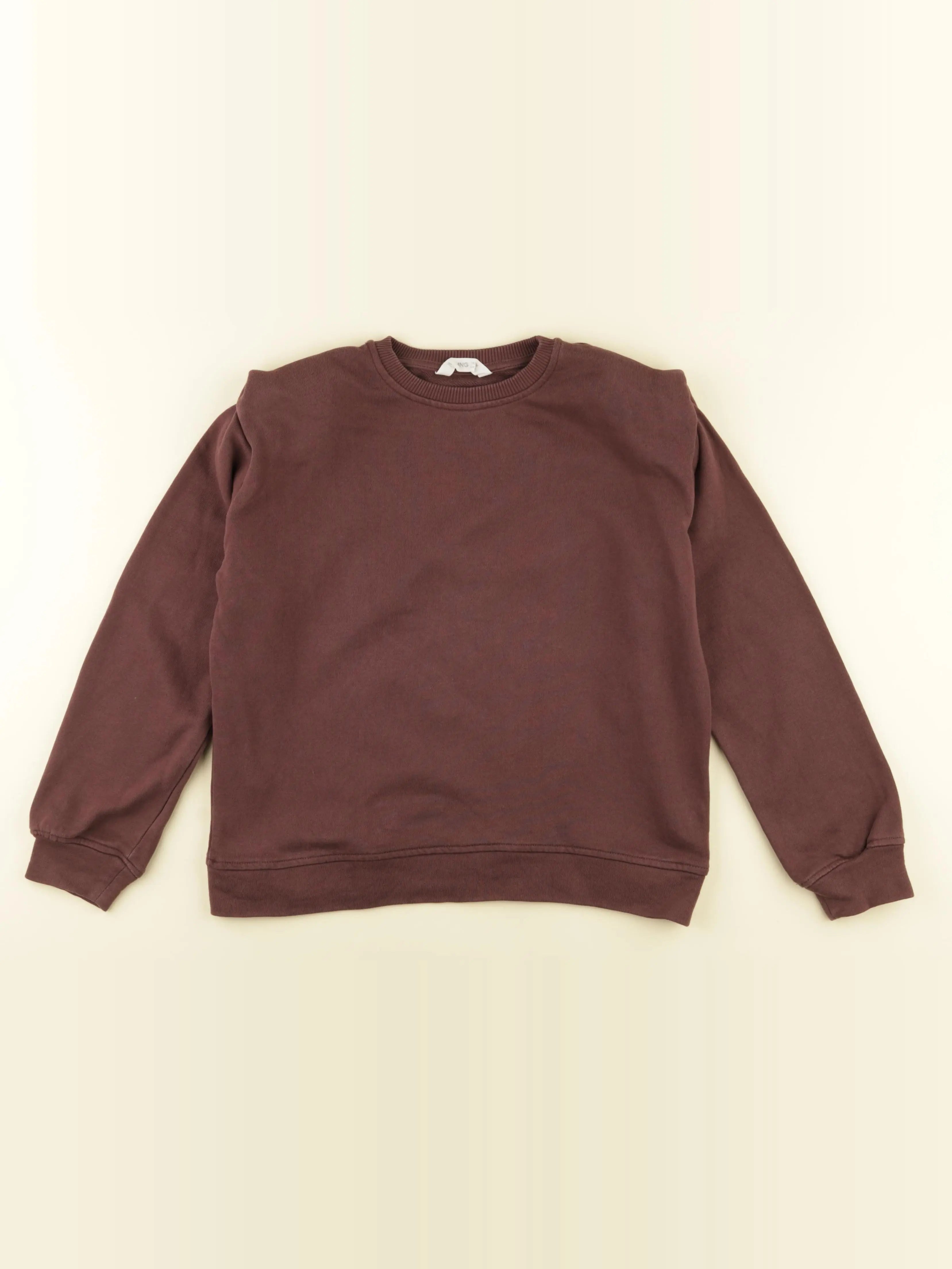Mango - sweat marron - 9/10 ans