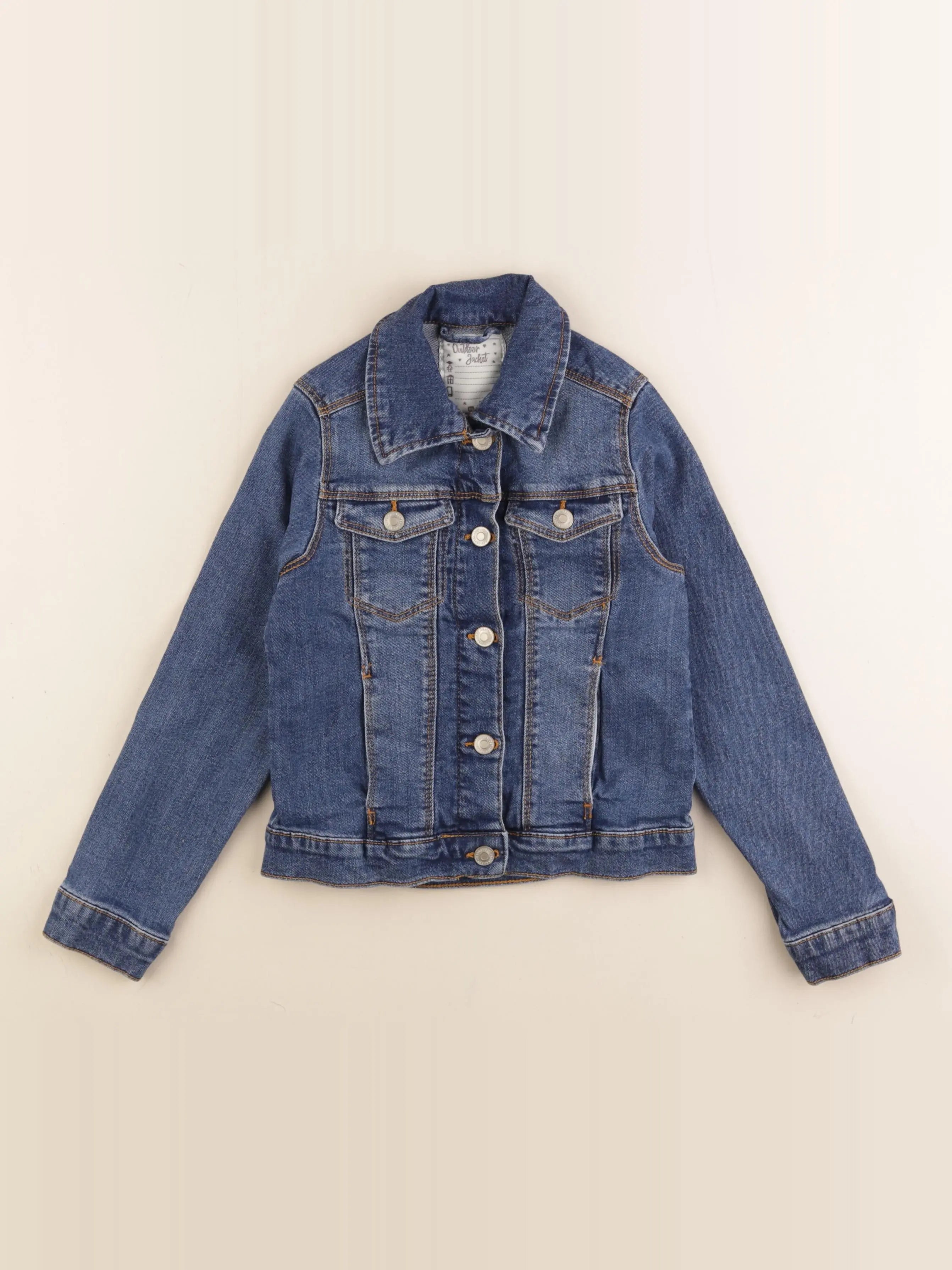 Vertbaudet - veste bleu - 8 ans