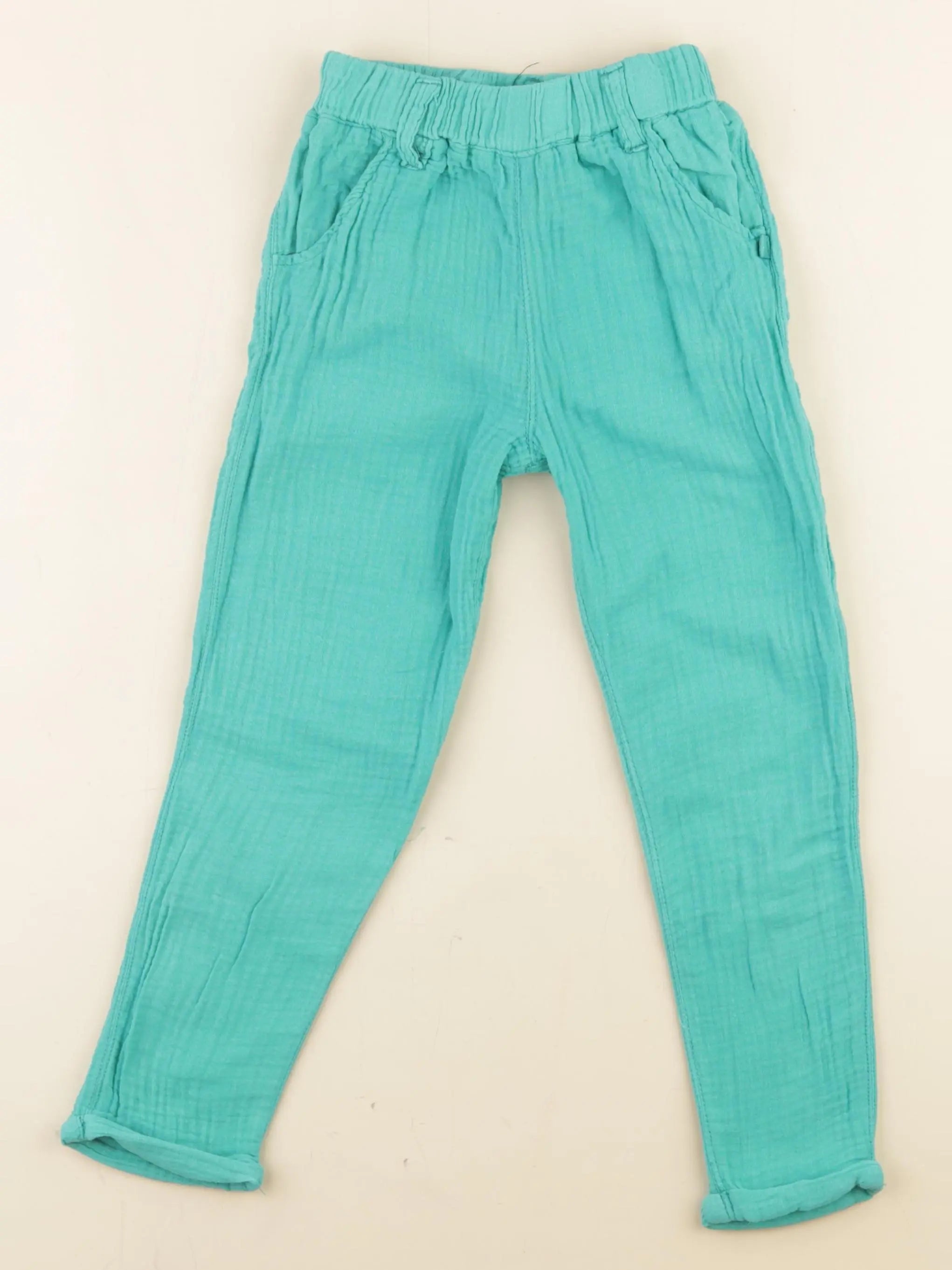 Okaidi - pantalon bleu - 6 ans